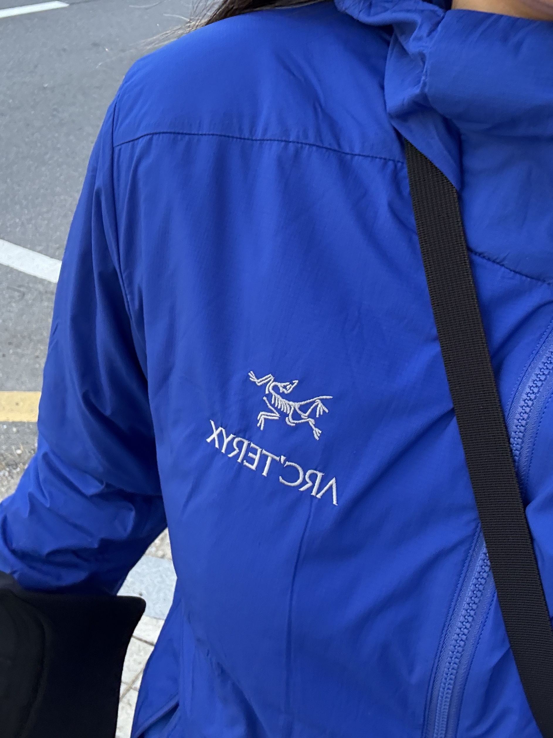 Arc'teryx Atom SL Hoody Vitality II 착용 스타일 - 2