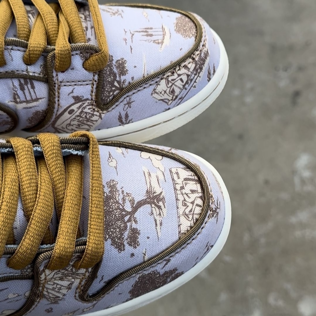 Nike SB Dunk Low Pro Premium Toile 착용 스타일 - 2