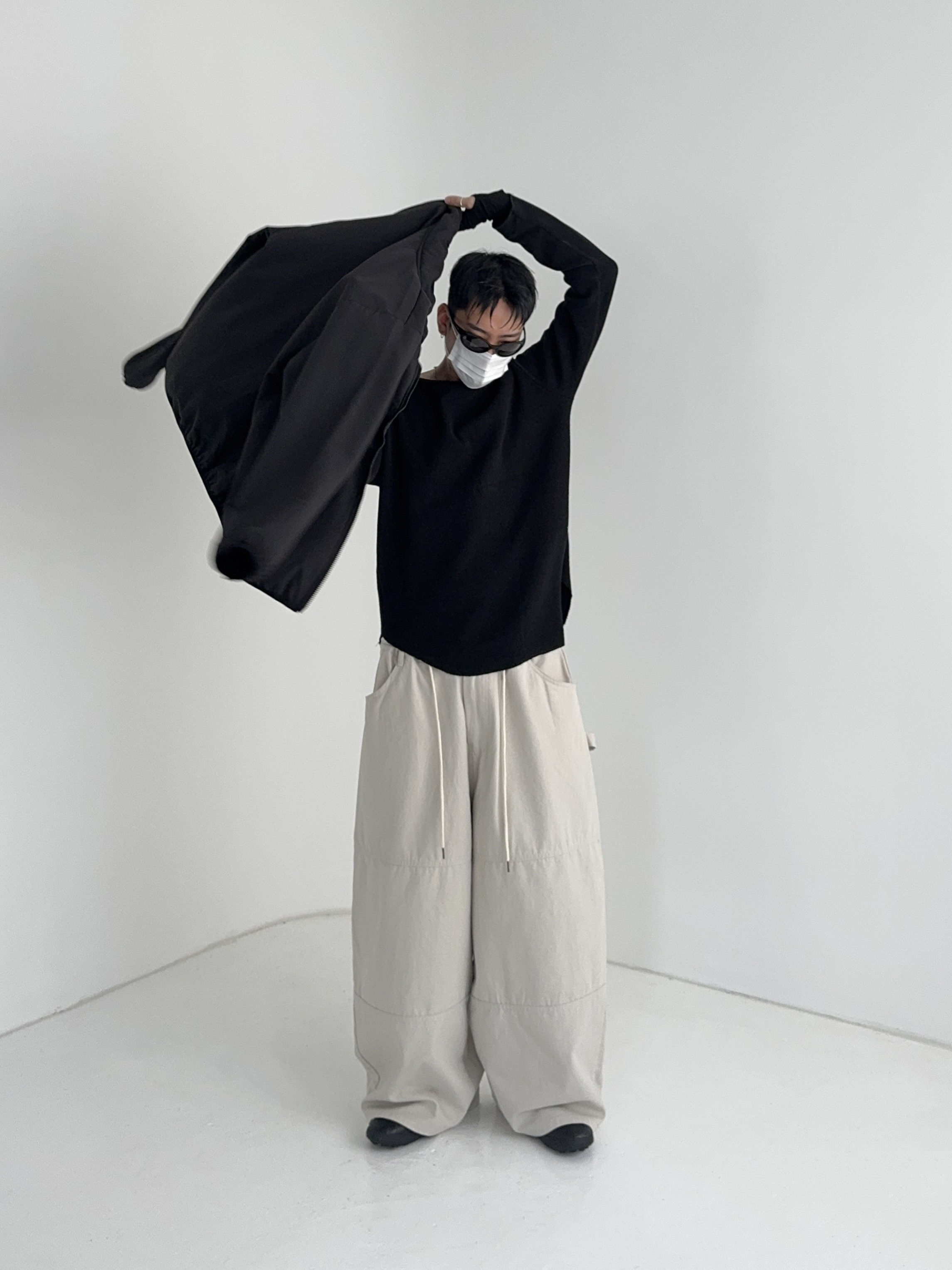 Nike x Bode Astrograbber SP Black and Coconut Milk 착용 스타일 - 1