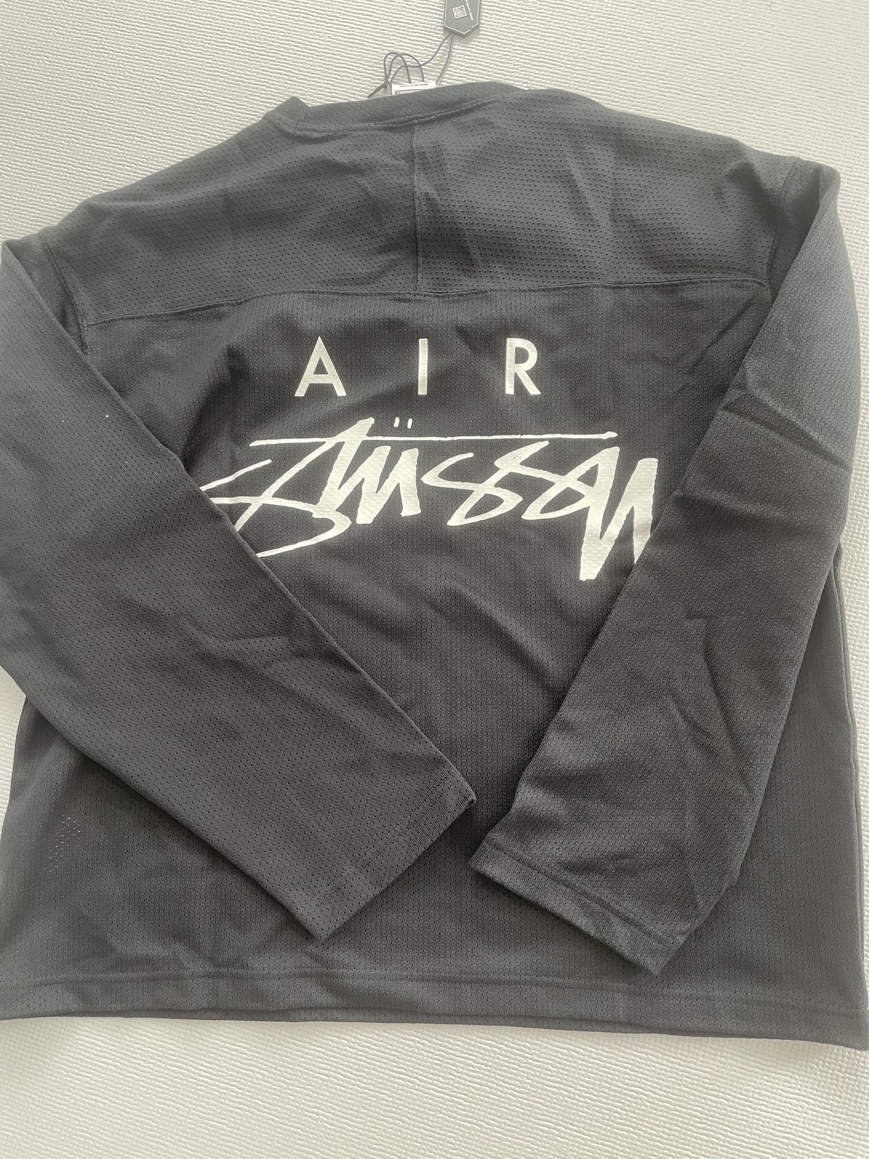 Nike x Stussy Long Sleeve Top Black (FJ9164-010) 착용 스타일