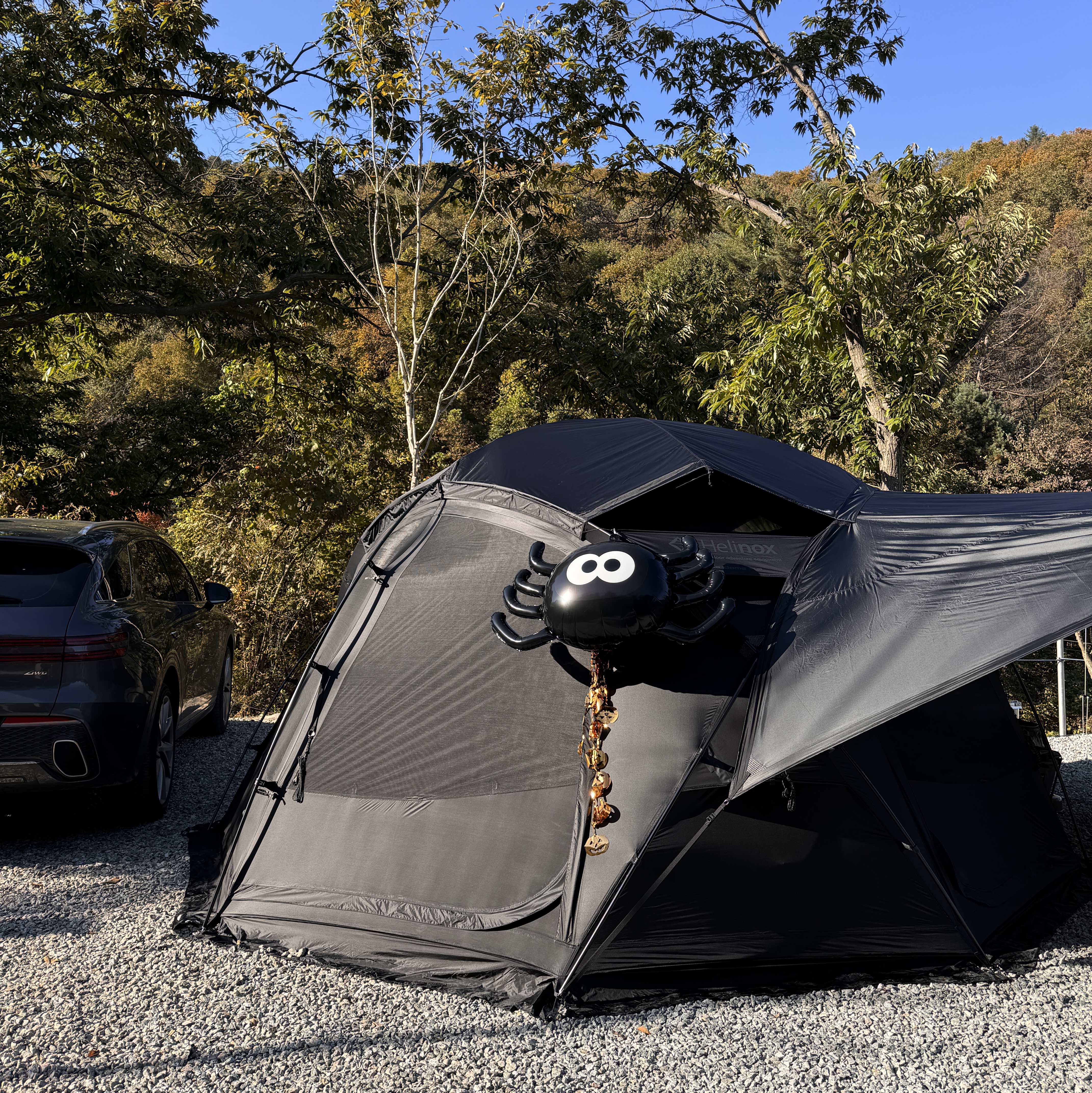 Helinox Nona Dome Roof 4.0 Black 착용 스타일