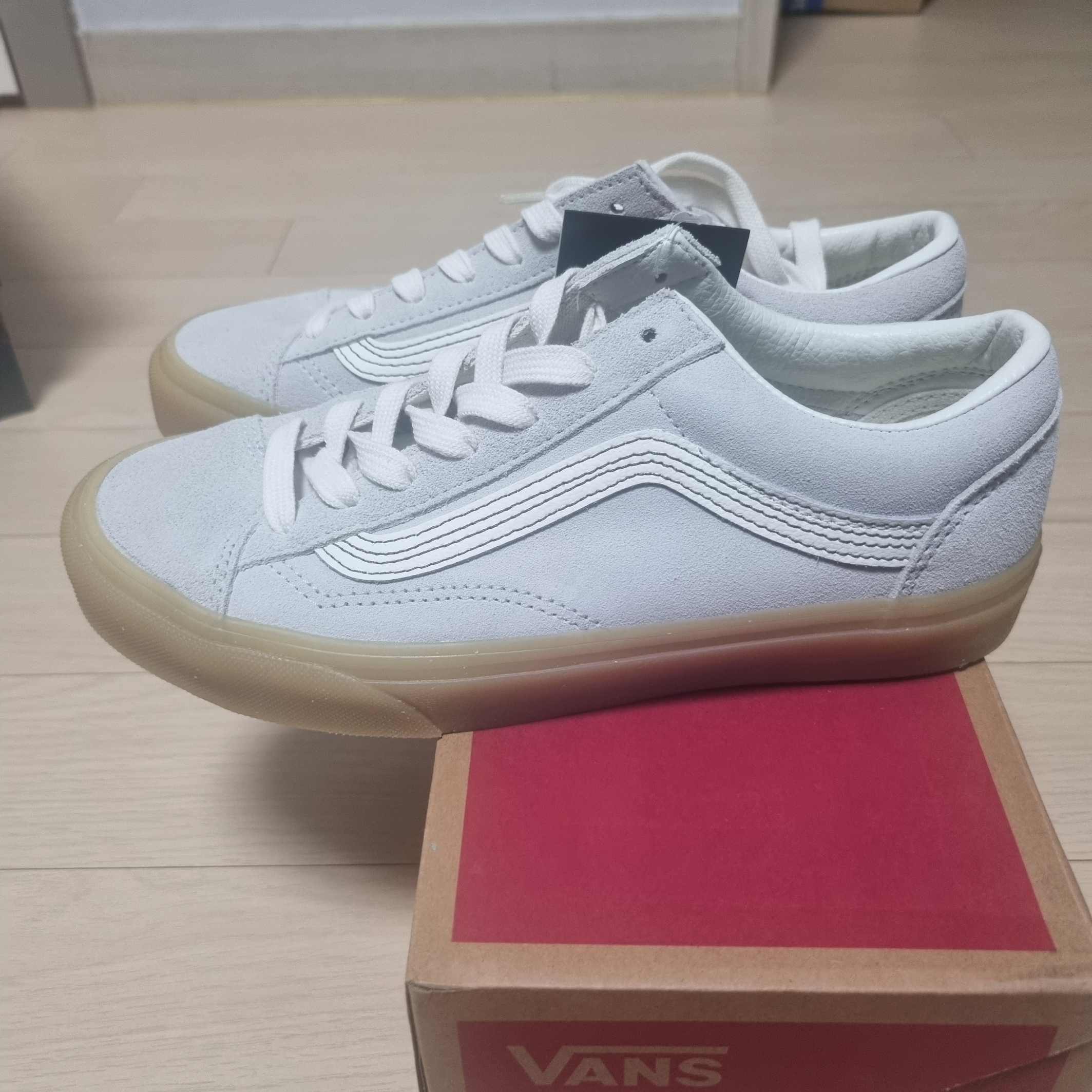 Vans Style 36 Double Light Dawn Blue 착용 스타일 - 1