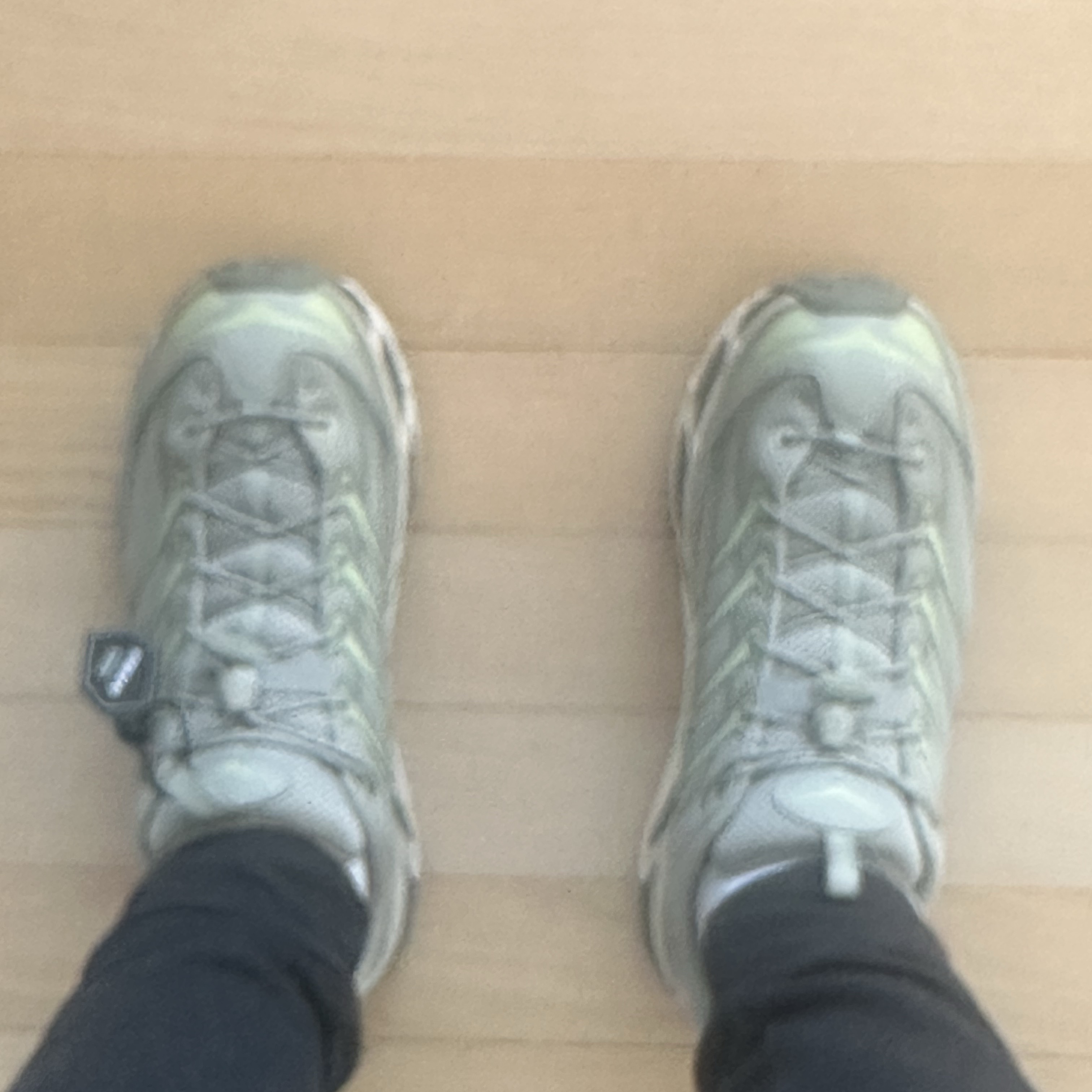 Hoka Mafate Three 2 Barely Seed Green 착용 스타일 - 2