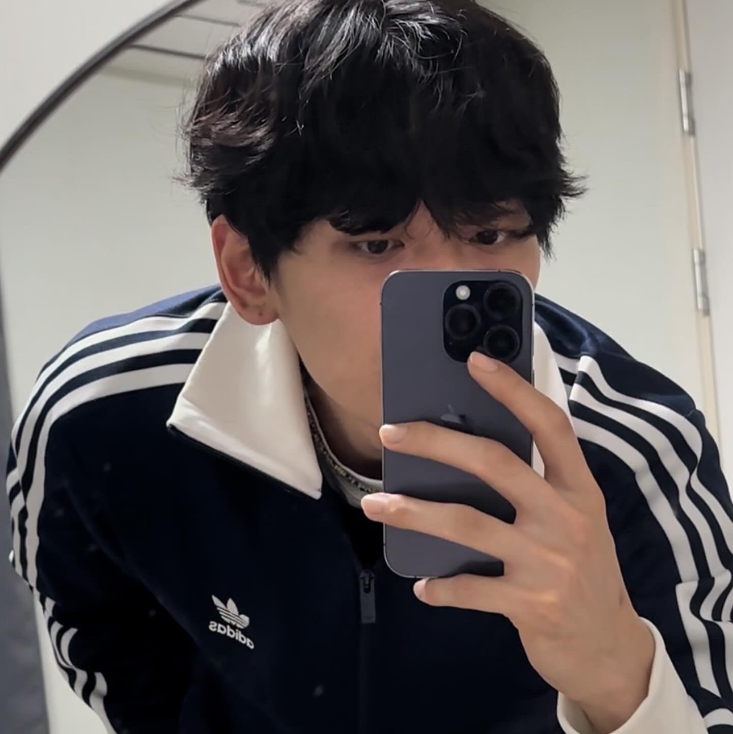 Adidas Adicolor Classic Beckenbauer Track Top Night Indigo - KR Sizing 착용 스타일