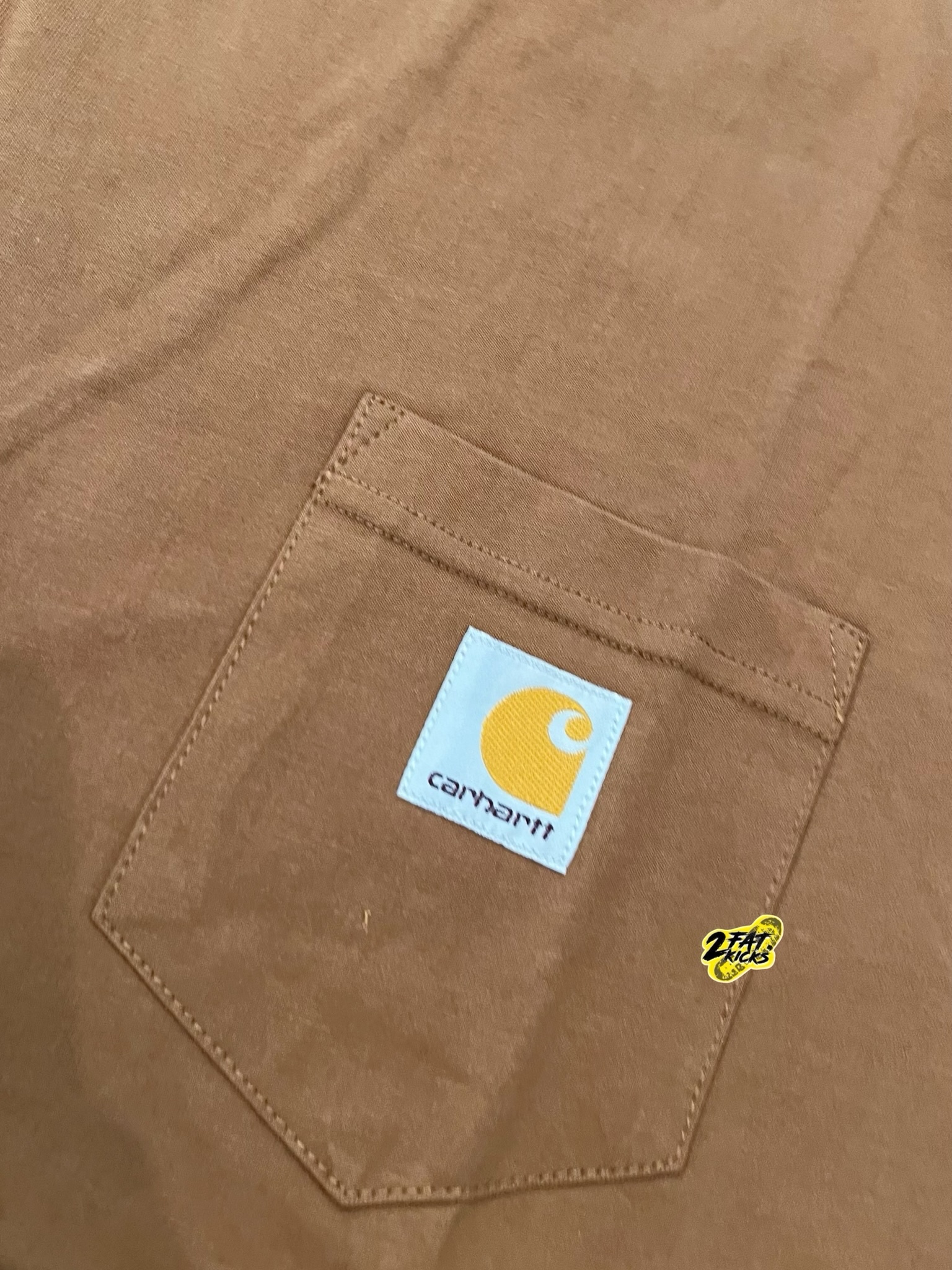 Carhartt WIP S/S Pocket T-Shirt Black, Carhartt WIP Pocket T-Shirt Beaver 착용 스타일 - 5