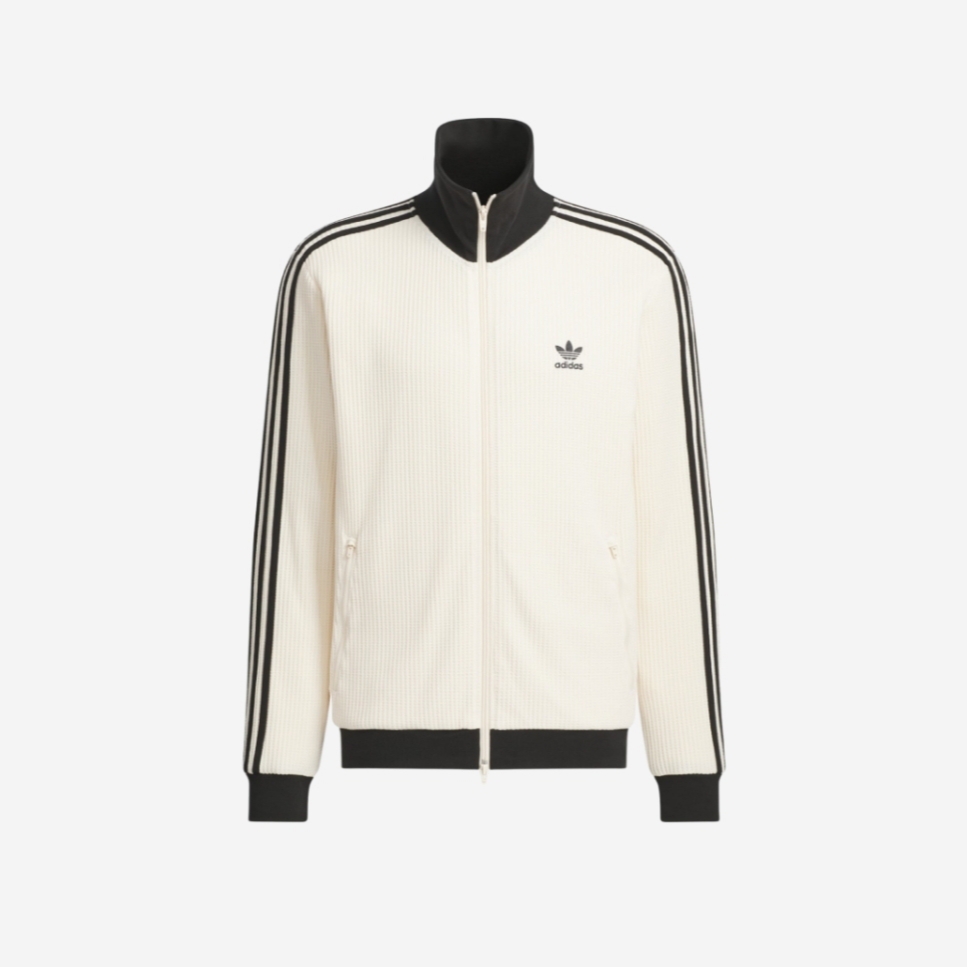 Adidas Waffle Beckenbauer Track Top Wonder White - KR Sizing 착용 스타일