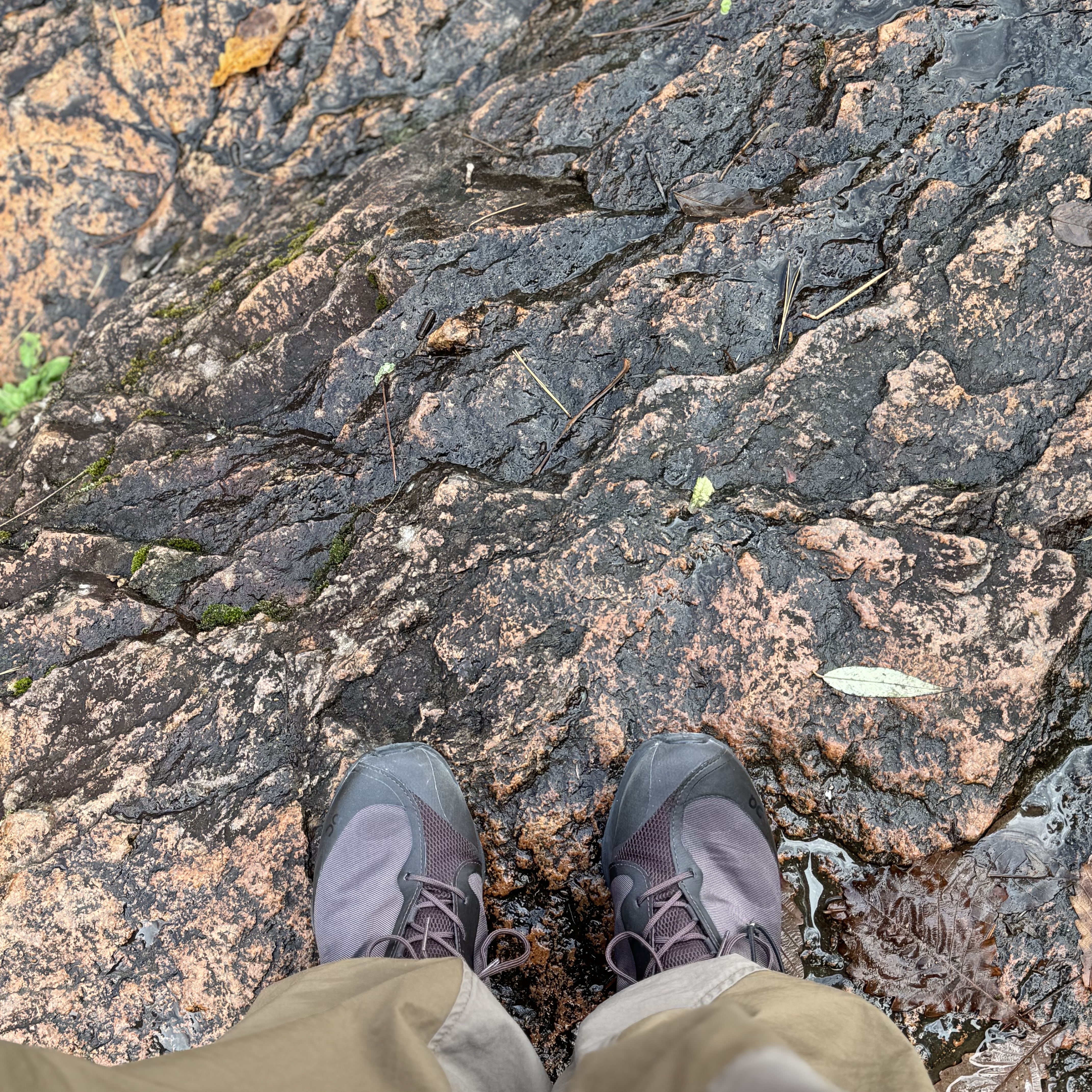 On Running x Post Archive Faction (Paf) Cloudventure Peak Cacao Espresso 착용 스타일 - 3