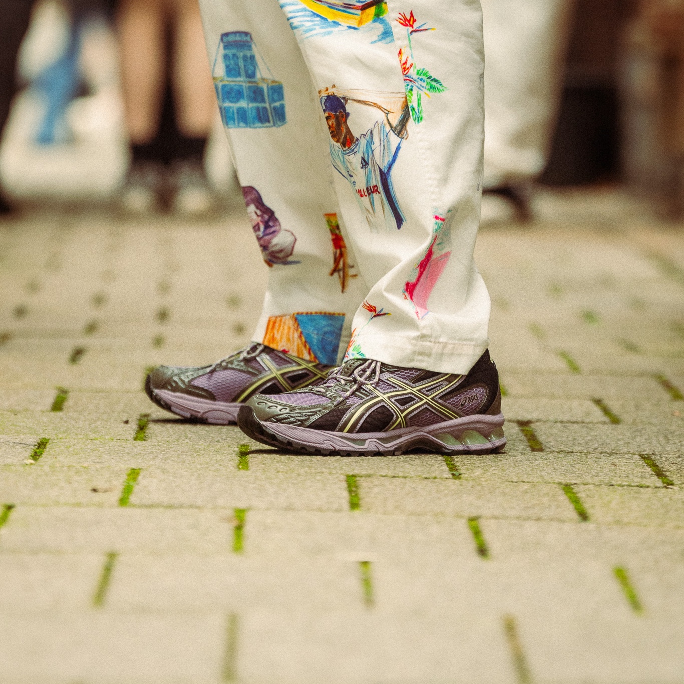 Asics Gel-Nimbus 10.1 Violet Quartz Cool Matcha 착용 스타일 - 8