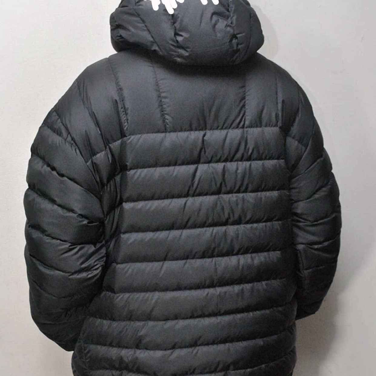 Supreme Micro Down Half Zip Hooded Pullover Black - 24FW 착용 스타일 - 2