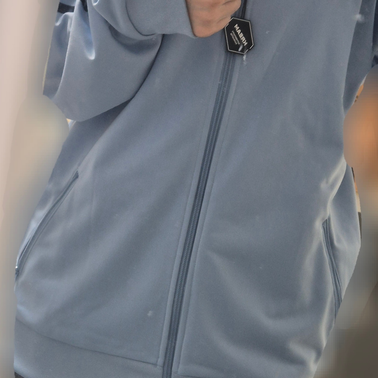 Adidas Beckenbauer Track Top Ambient Sky - KR Sizing 착용 스타일