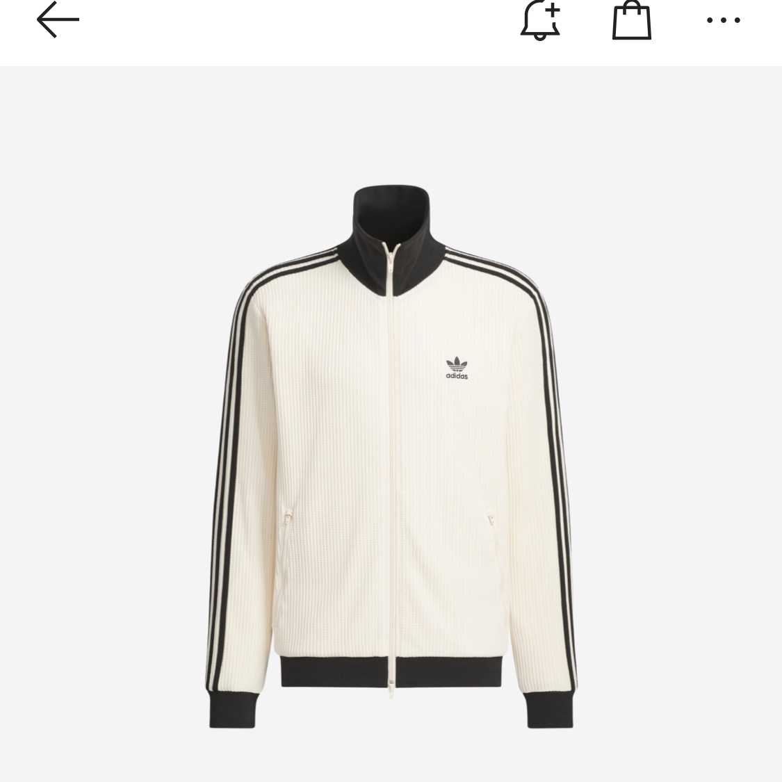 Adidas Waffle Beckenbauer Track Top Wonder White - KR Sizing 착용 스타일