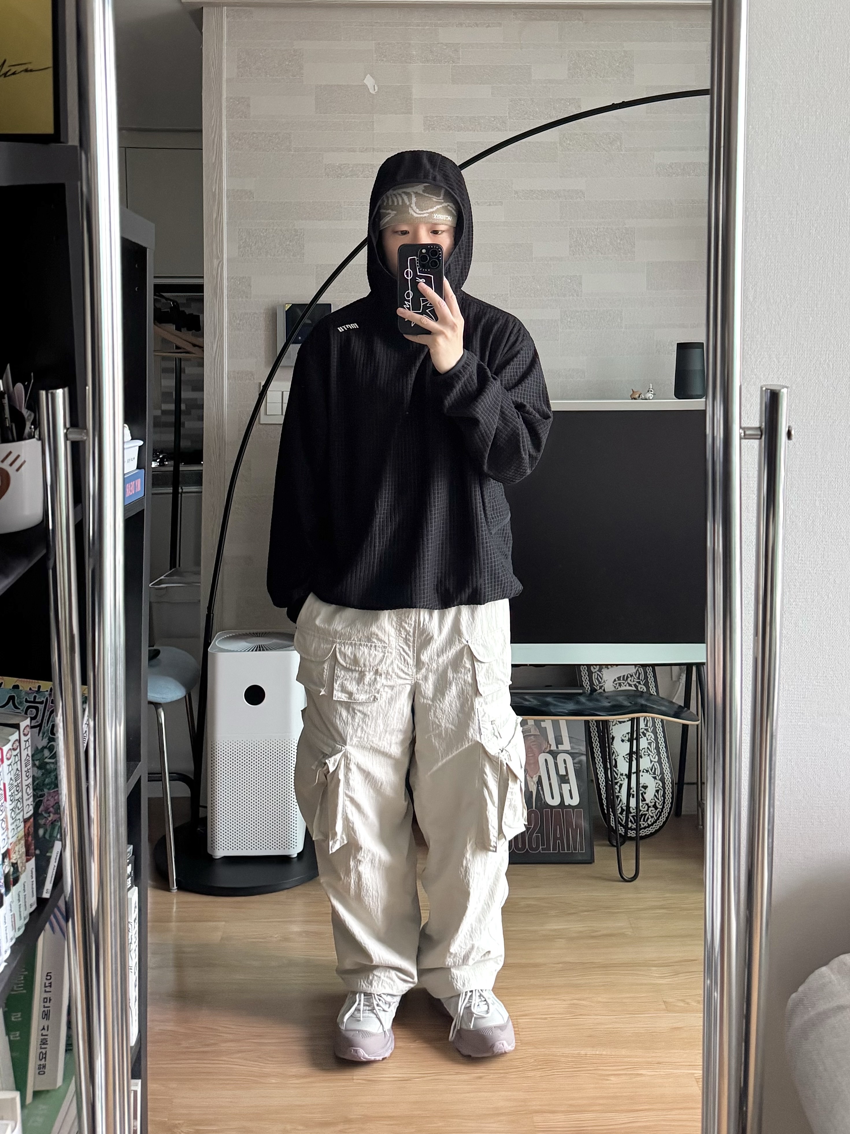 Asics Gel-Venture 6 Shield Mauve Grey Oyster Grey, Arc'teryx Bird Head Toque Habitat 착용 스타일 - 1