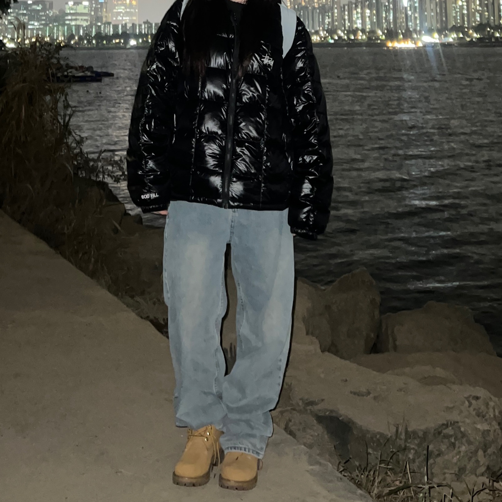 Timberland Premium 6 inch Waterproof Boot Wheat Nubuck - Wide, Stussy Midweight Hooded Puffer Black 착용 스타일