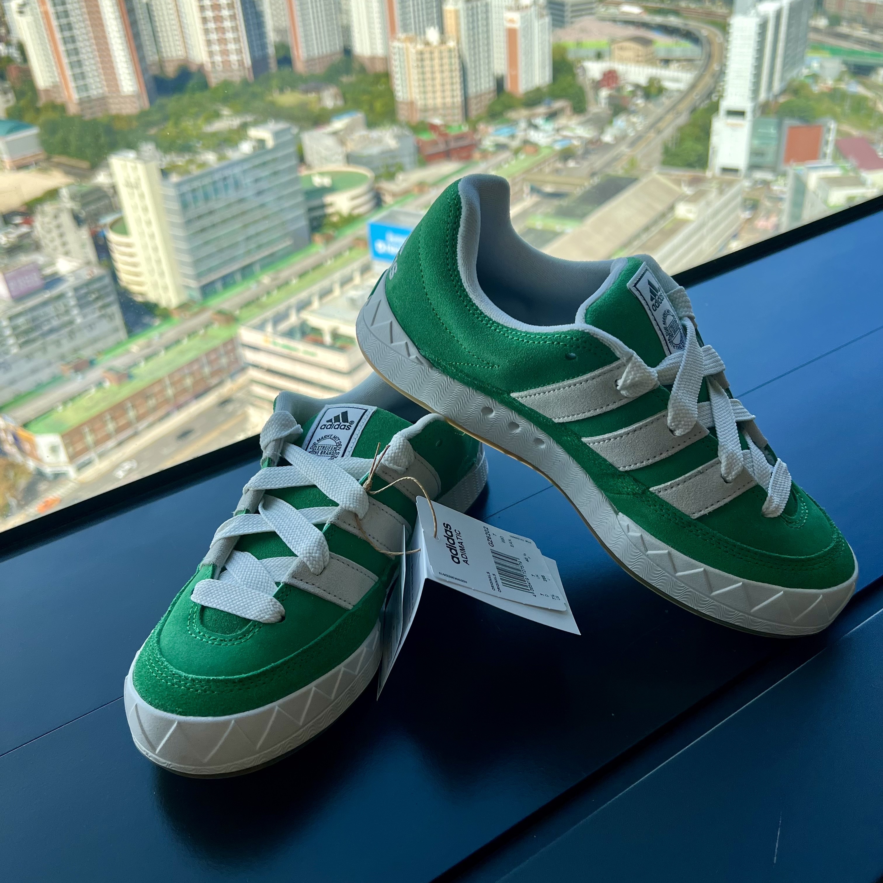 Adidas Adimatic Green 착용 스타일 - 2