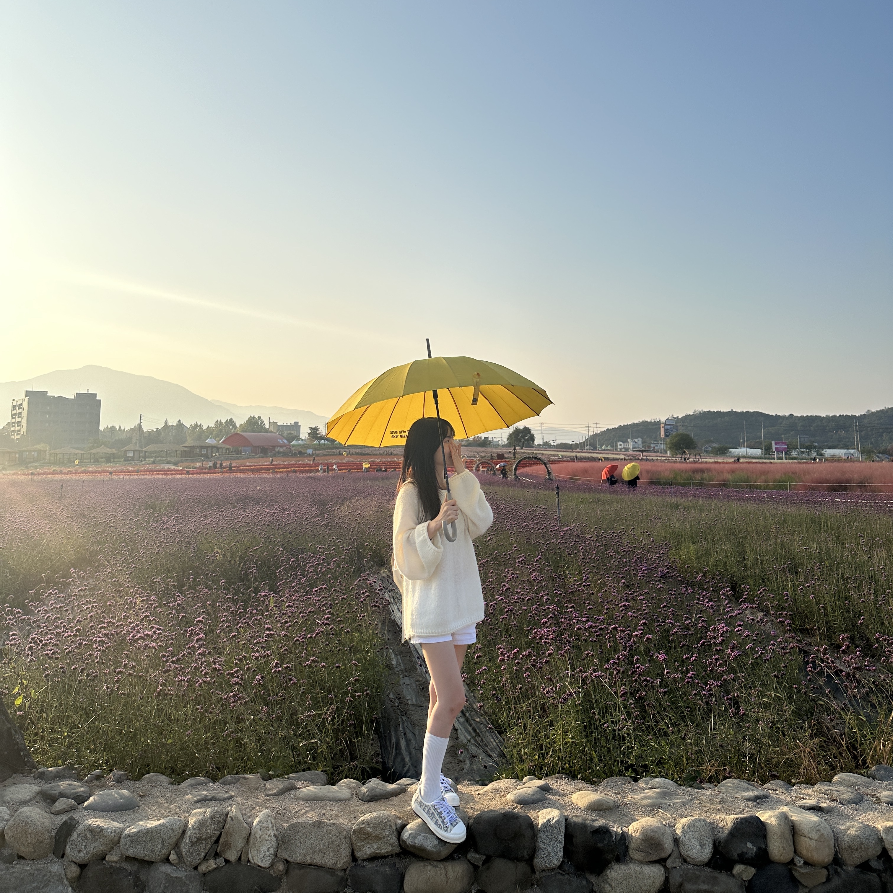Glowny I'm Lony Keyring, (W) Dior Walk'N'Dior Platform Sneakers Gray Stone Dior Oblique 착용 스타일 - 3