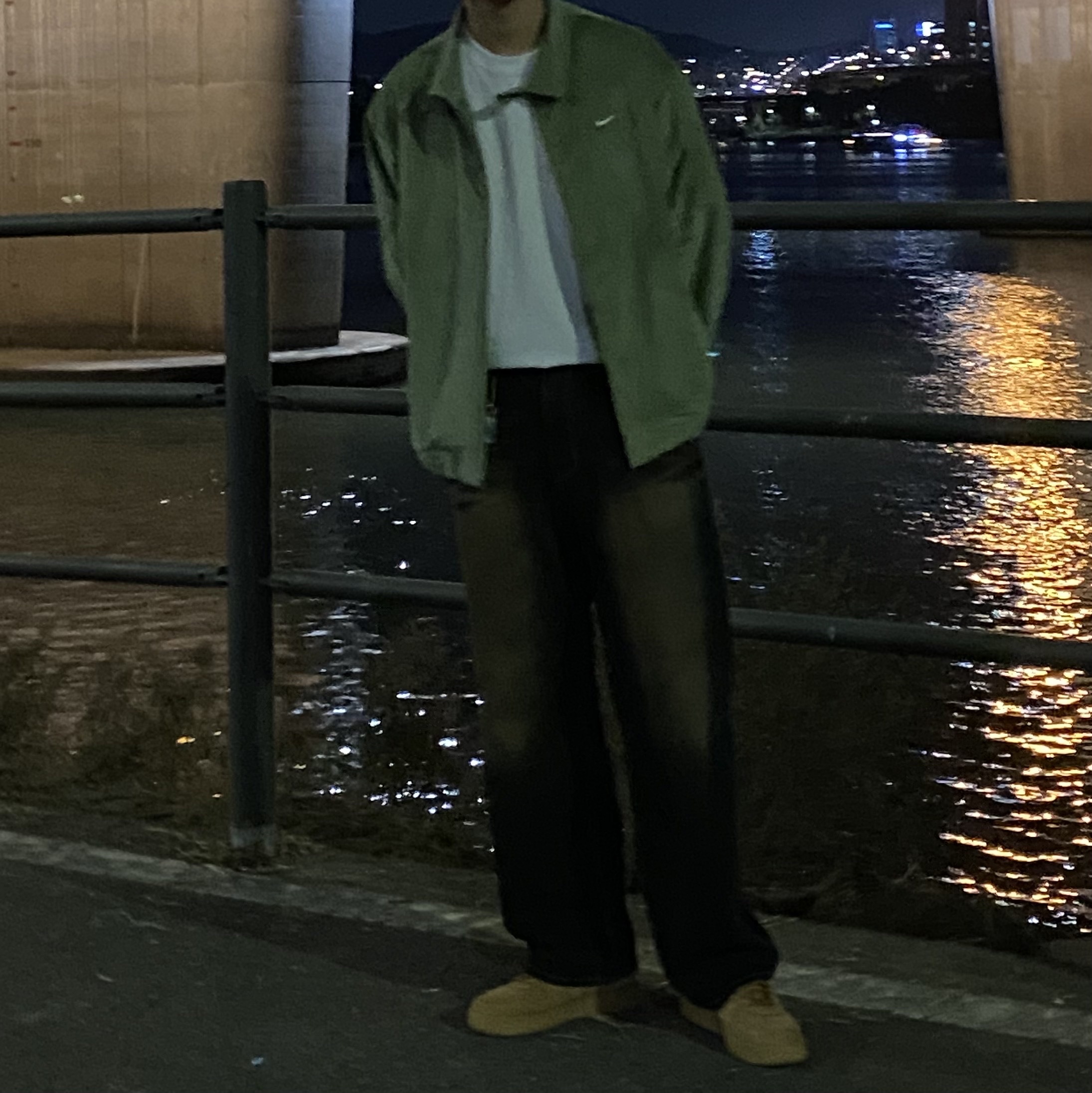 Nike Life Harrington Jacket Oil Green - Asia, Nike Air Force 1 '07 WB Flax 착용 스타일 - 2