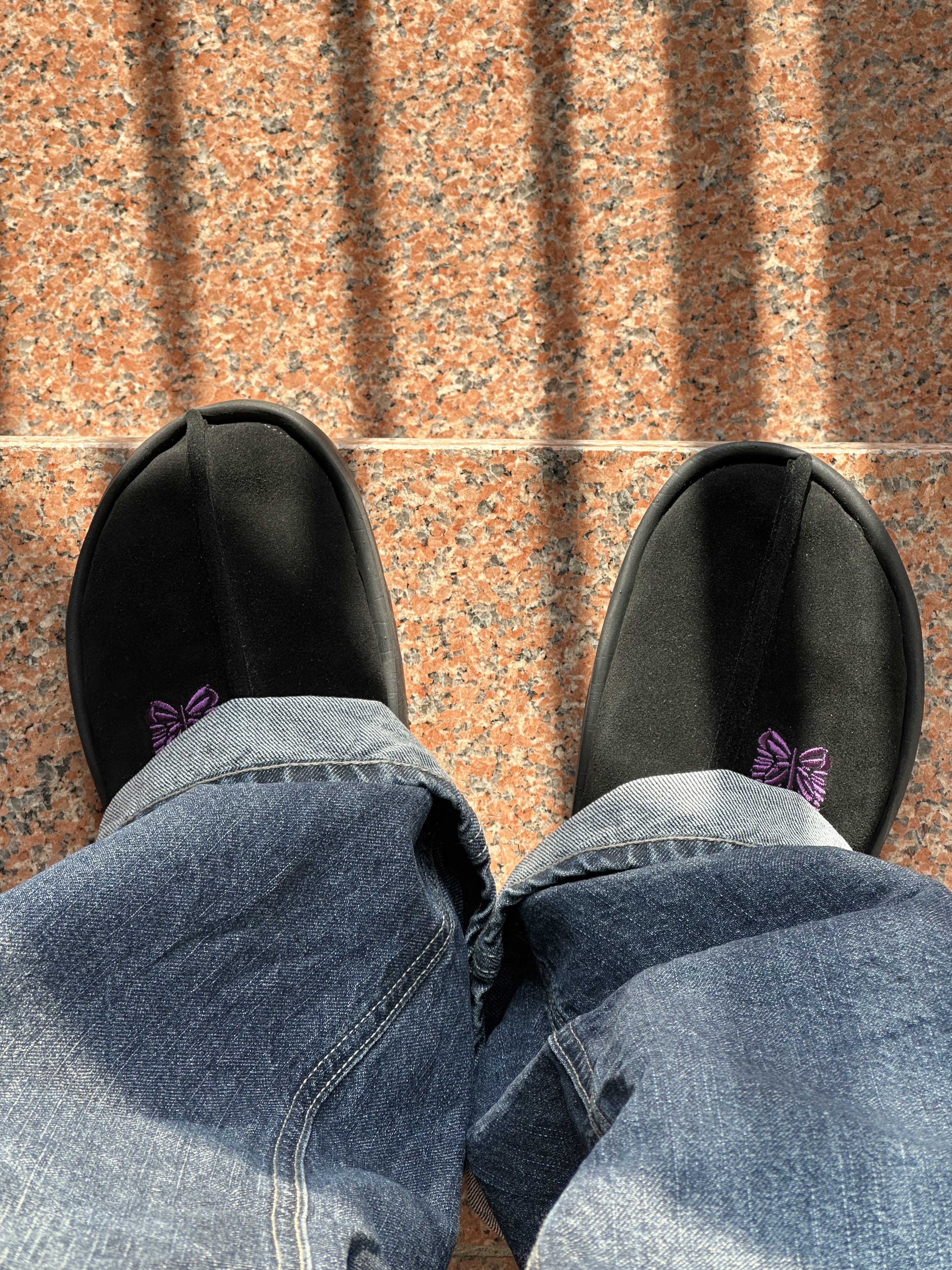 Reebok x Needles Beatnik Black 착용 스타일
