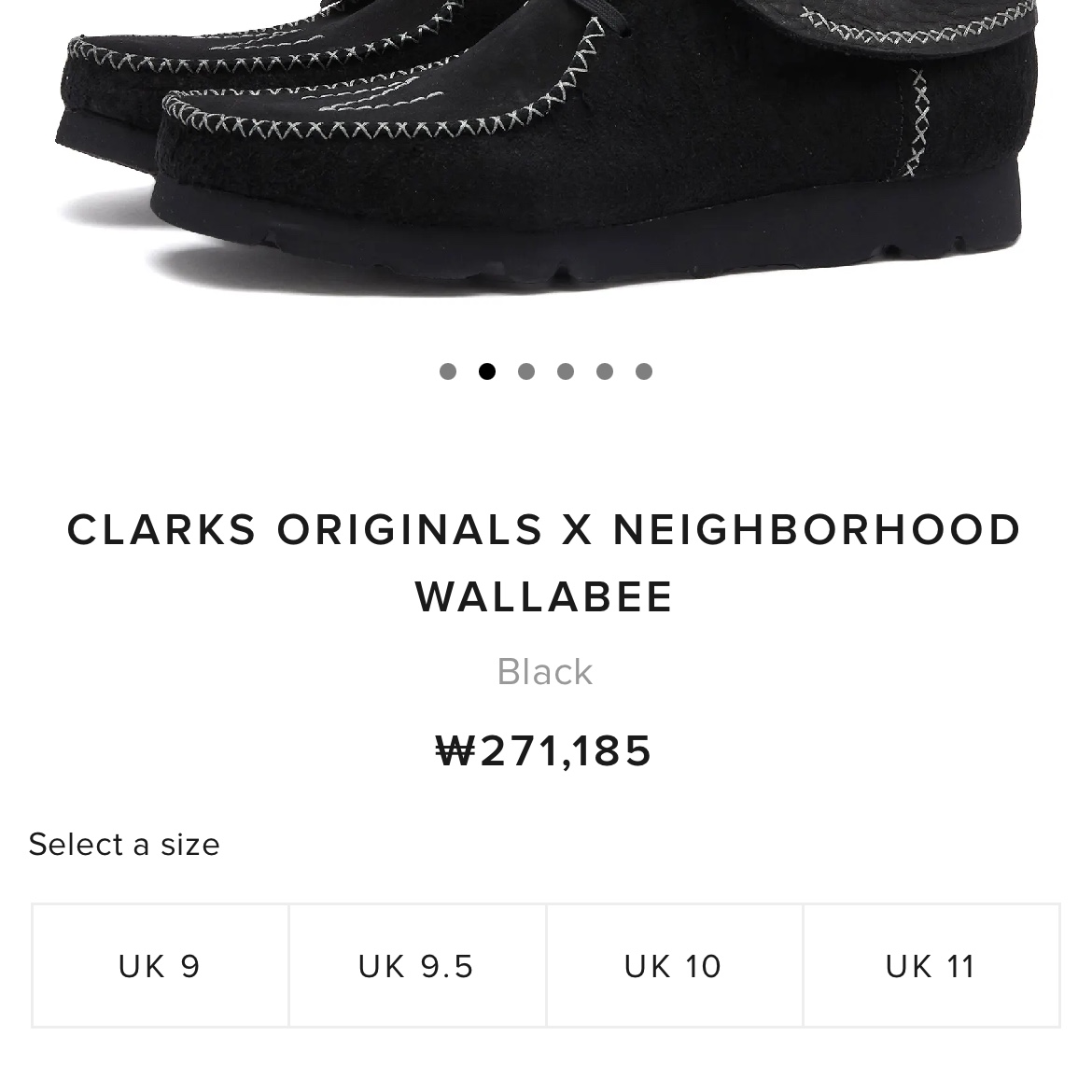 Clarks x Neighborhood Wallabe Black 착용 스타일