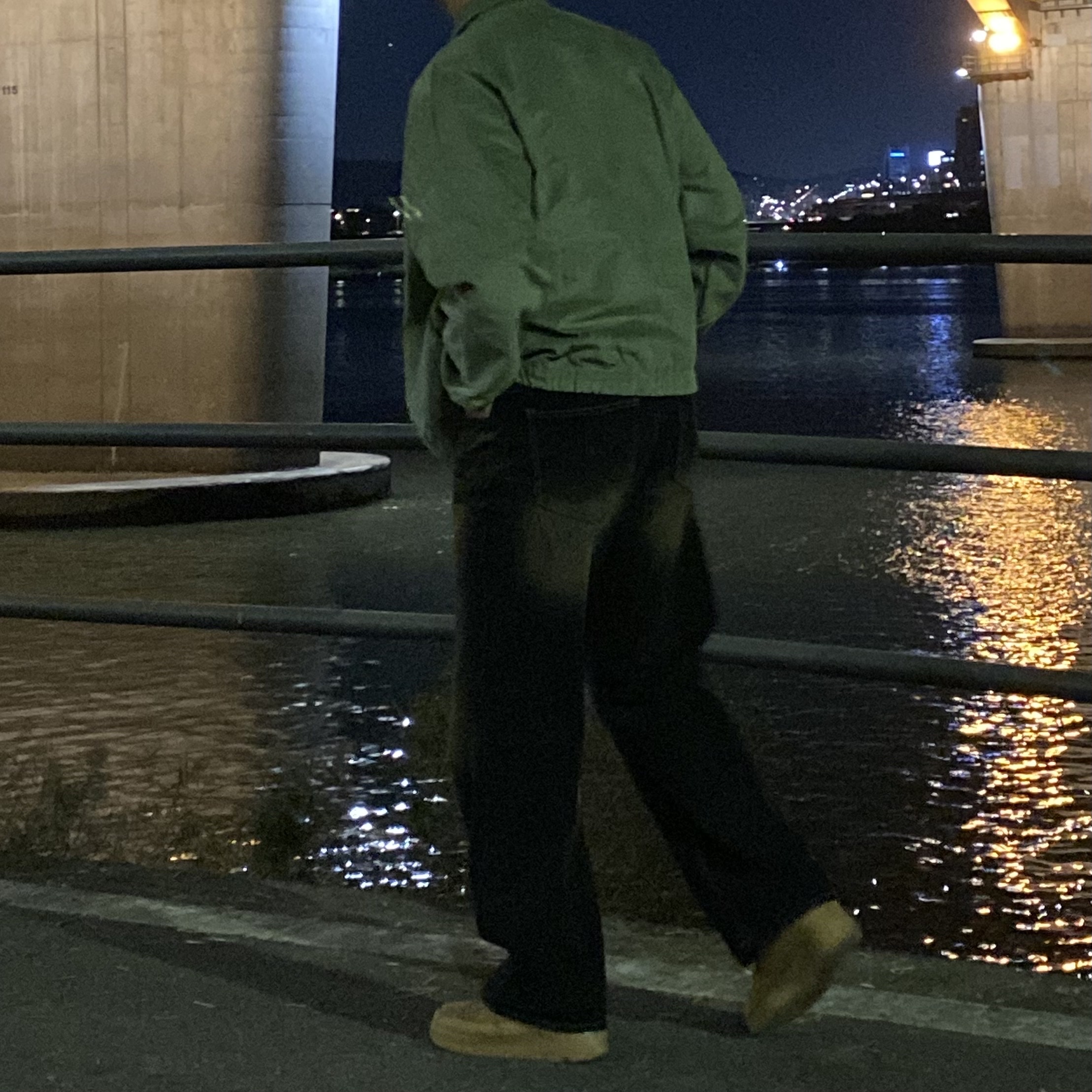 Nike Life Harrington Jacket Oil Green - Asia, Nike Air Force 1 '07 WB Flax 착용 스타일 - 3