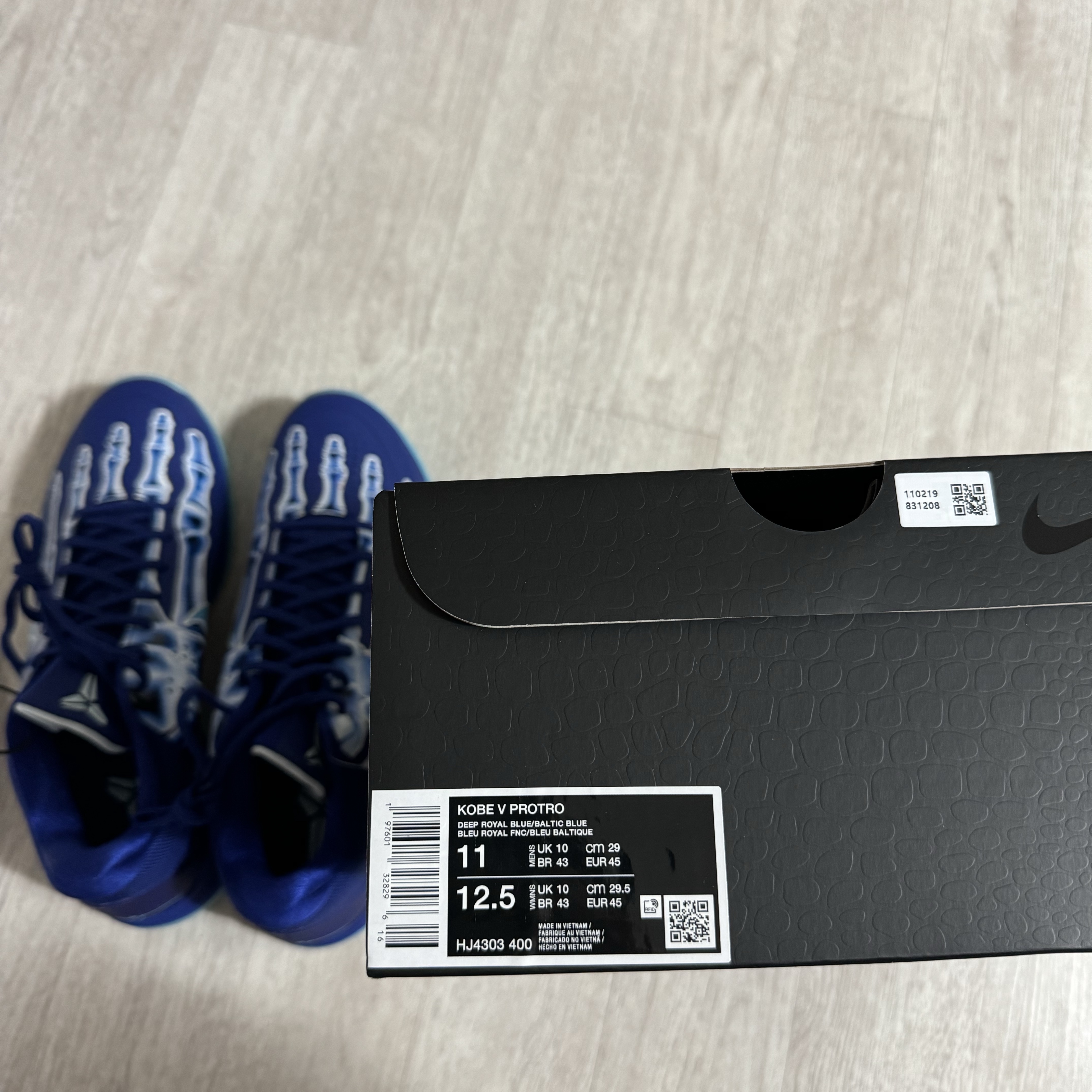 Nike Kobe 5 Protro Deep Royal Blue 착용 스타일