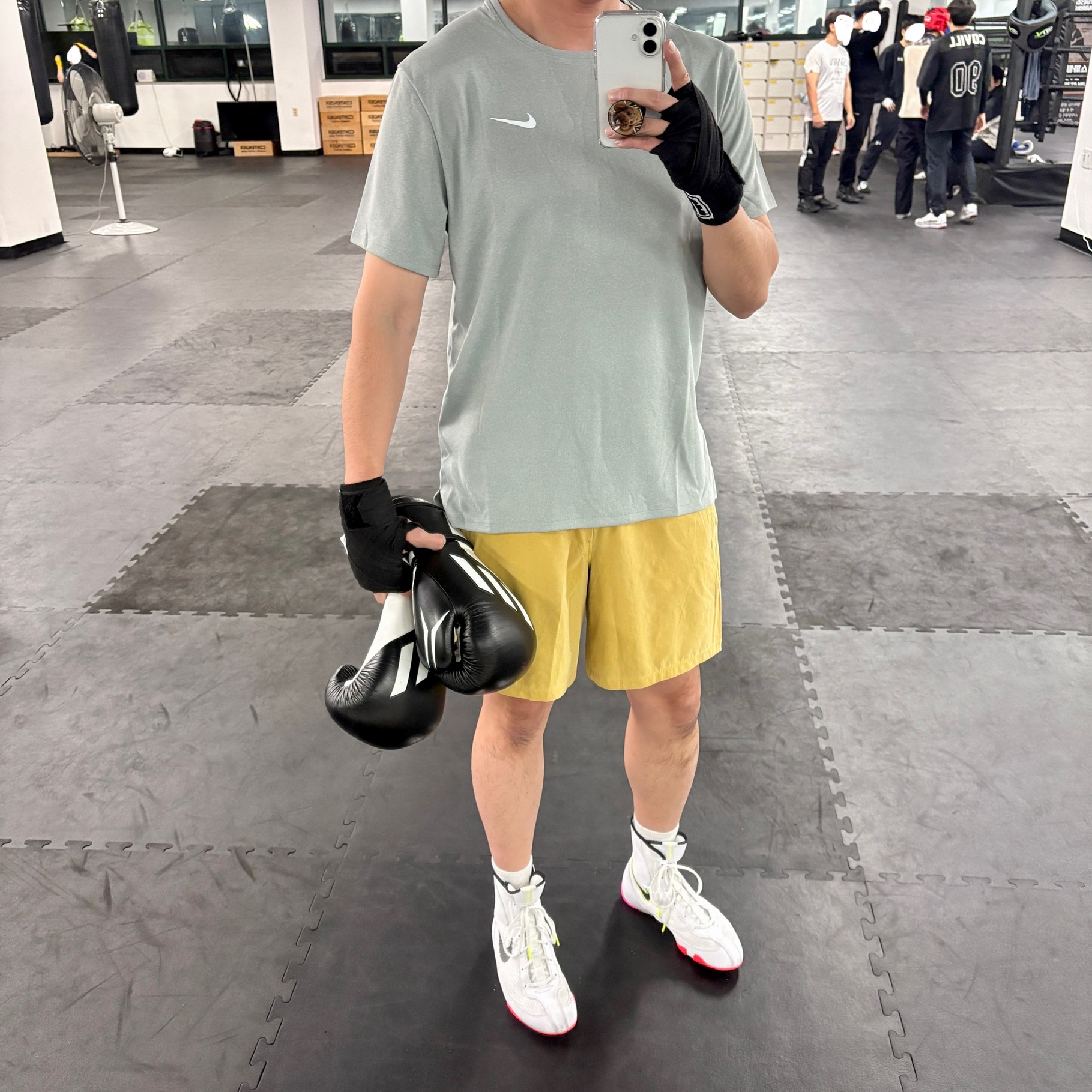 Nike Dri-Fit UV Miler Short Sleeve Running Top Grey Fog - Asia 착용 스타일 - 3