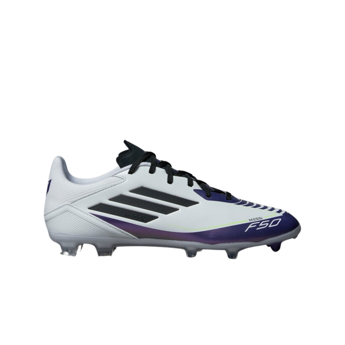 아디다스 메시 F50 리그 FG/MG 클라우드 화이트 코어 블랙(Adidas Messi F50 League FG/MG Cloud White Core Black) - 1