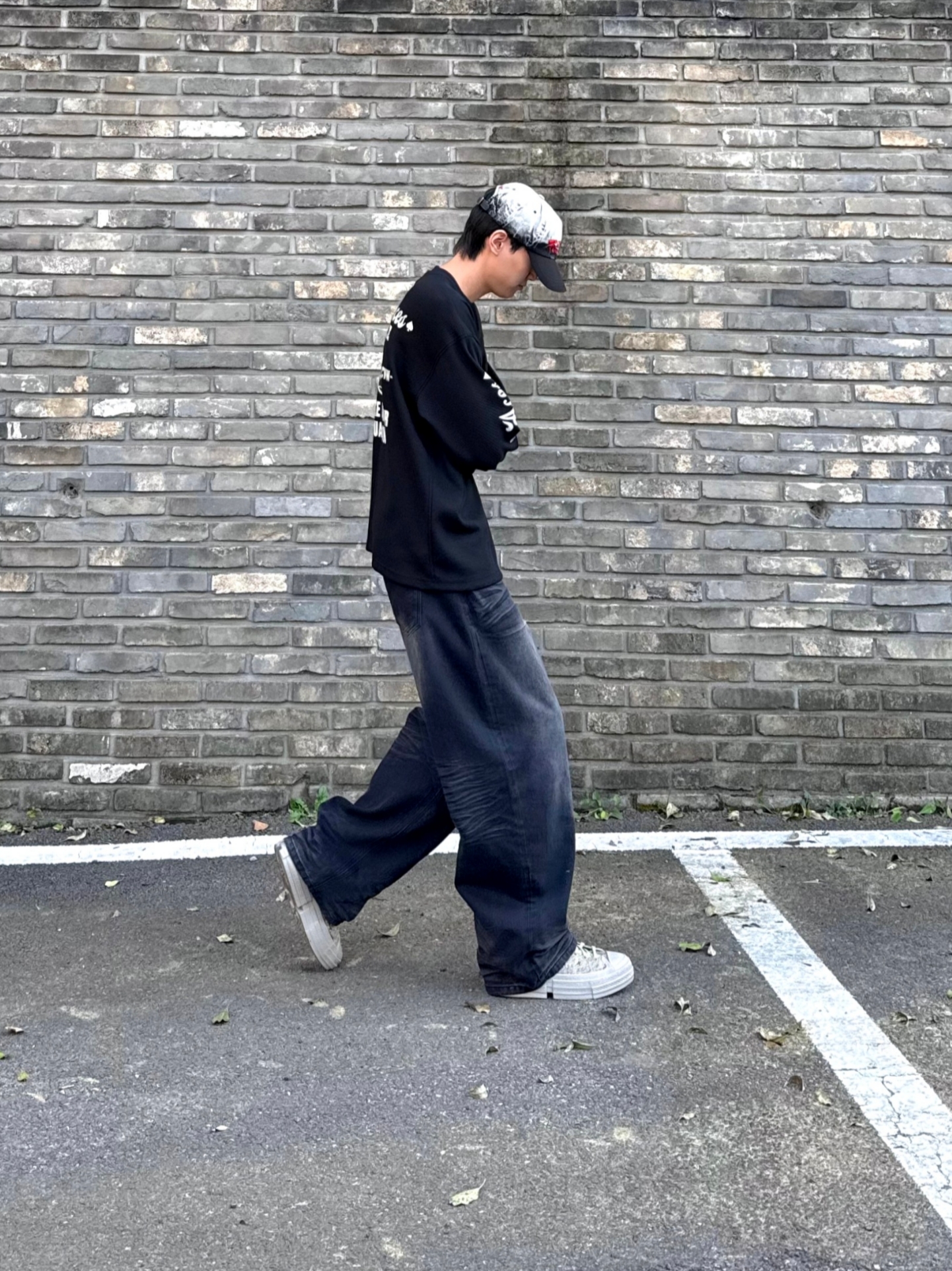 Converse x Feng Chen Wang Chuck 70 2-in-1 Grey 착용 스타일 - 2