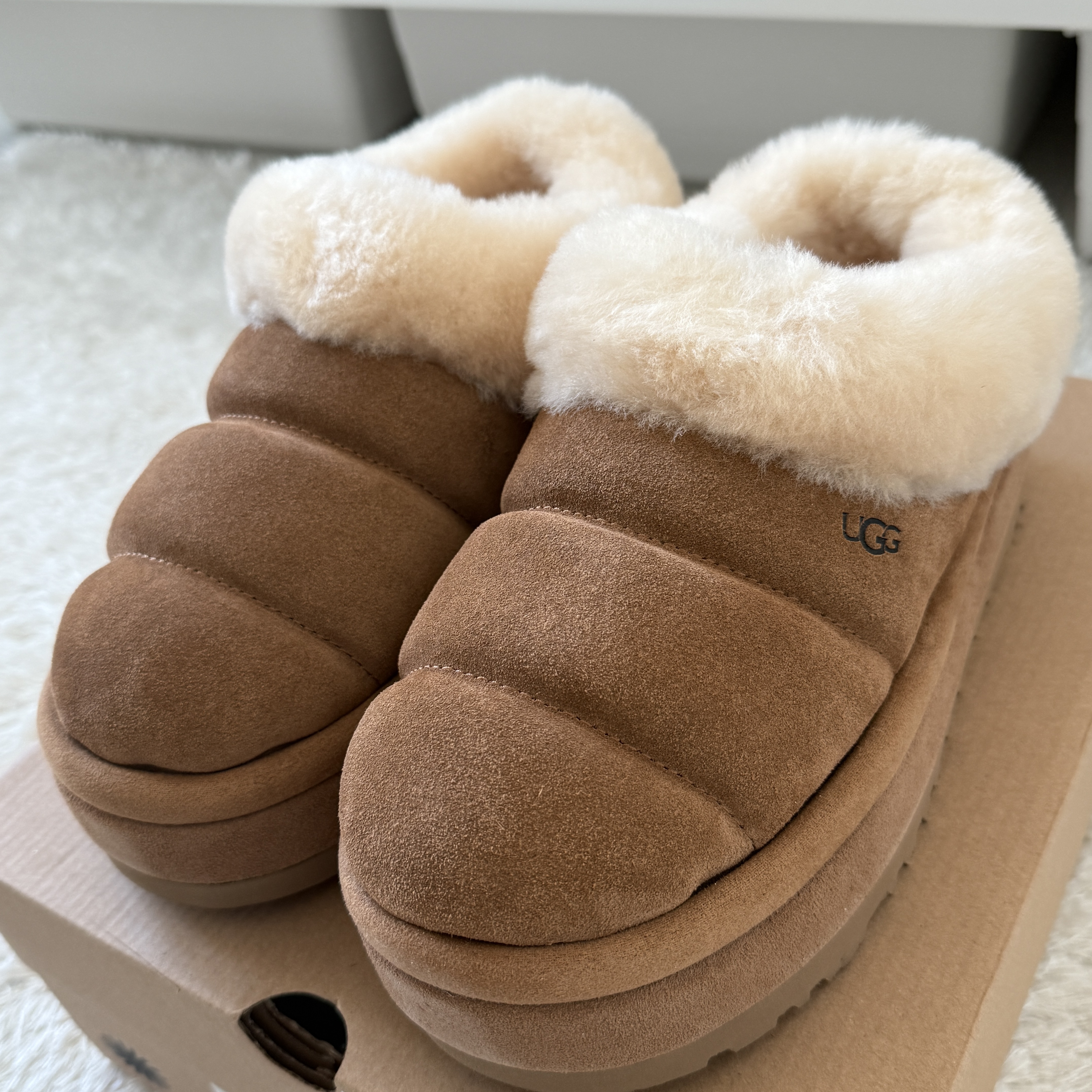 (W) UGG Tazzlita Chestnut 착용 스타일
