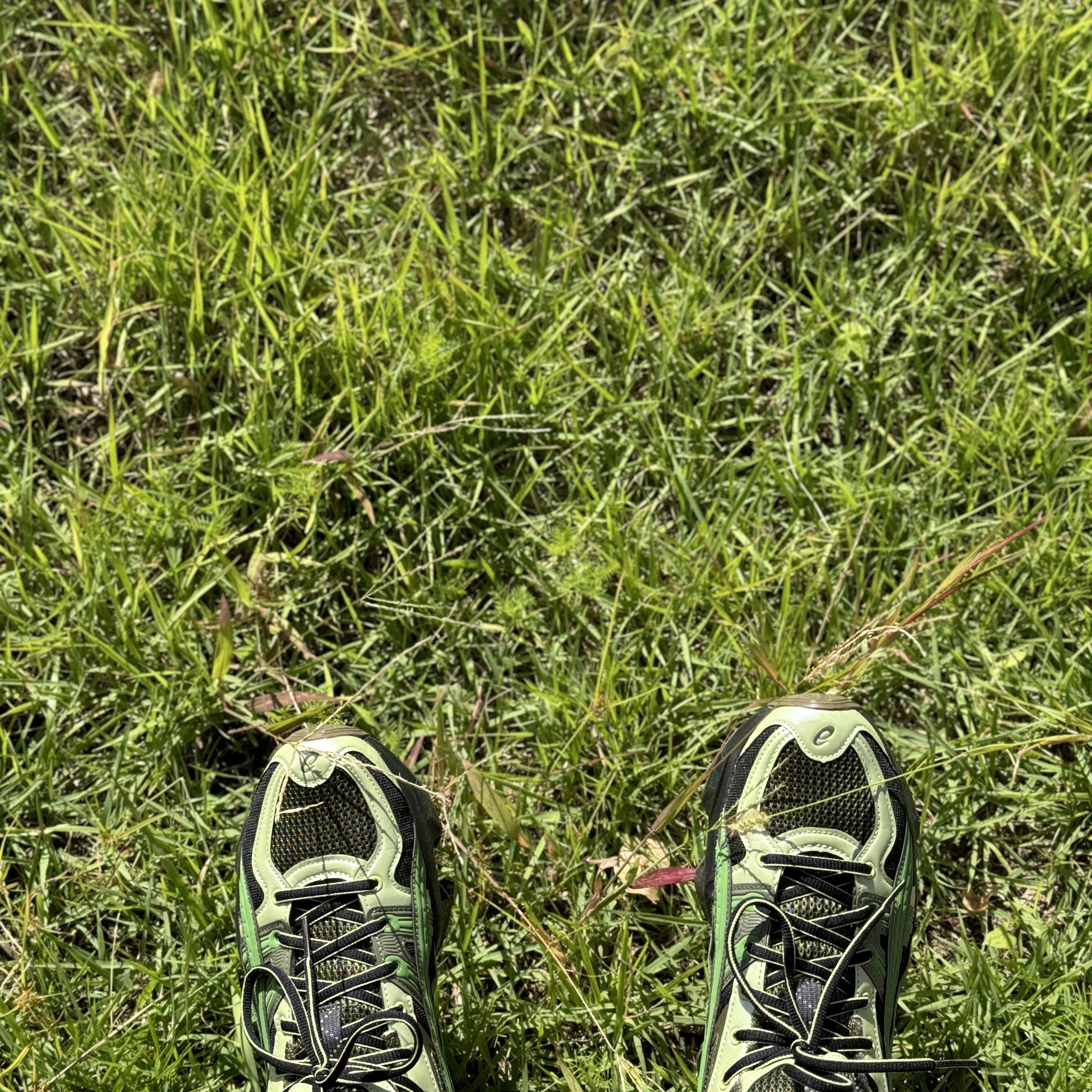 Asics US5-S Gel-Quantum Kinetic Moss Bamboo 착용 스타일 - 4