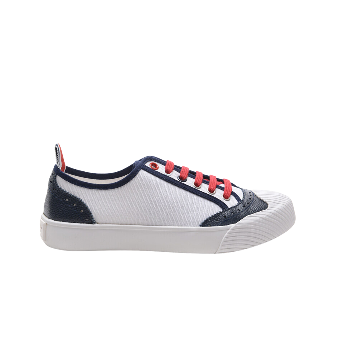 FFD052A-01588-100 (W) Thom Browne Vulcanised Sneakers White