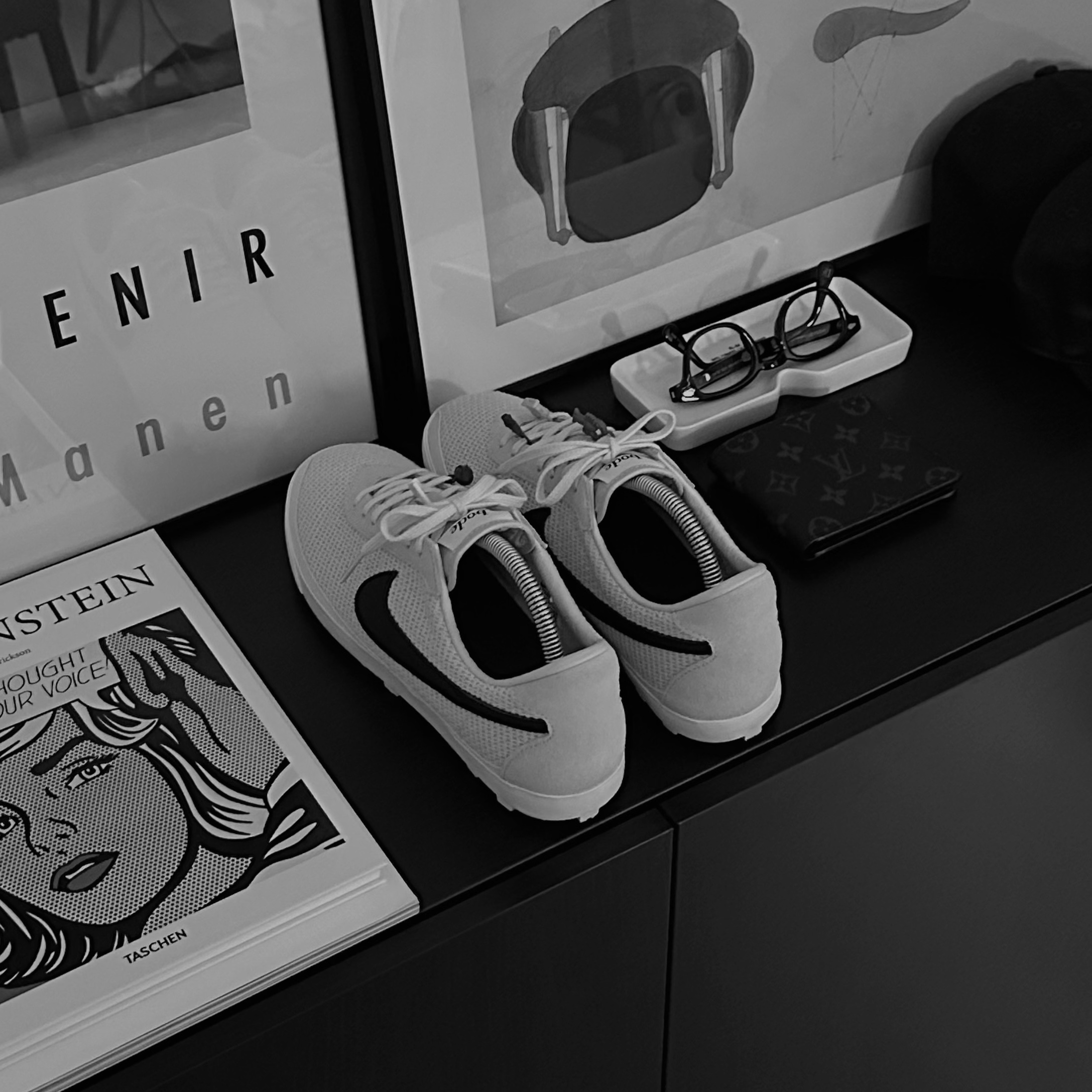 Nike x Bode Astrograbber SP Light Cream and Black 착용 스타일
