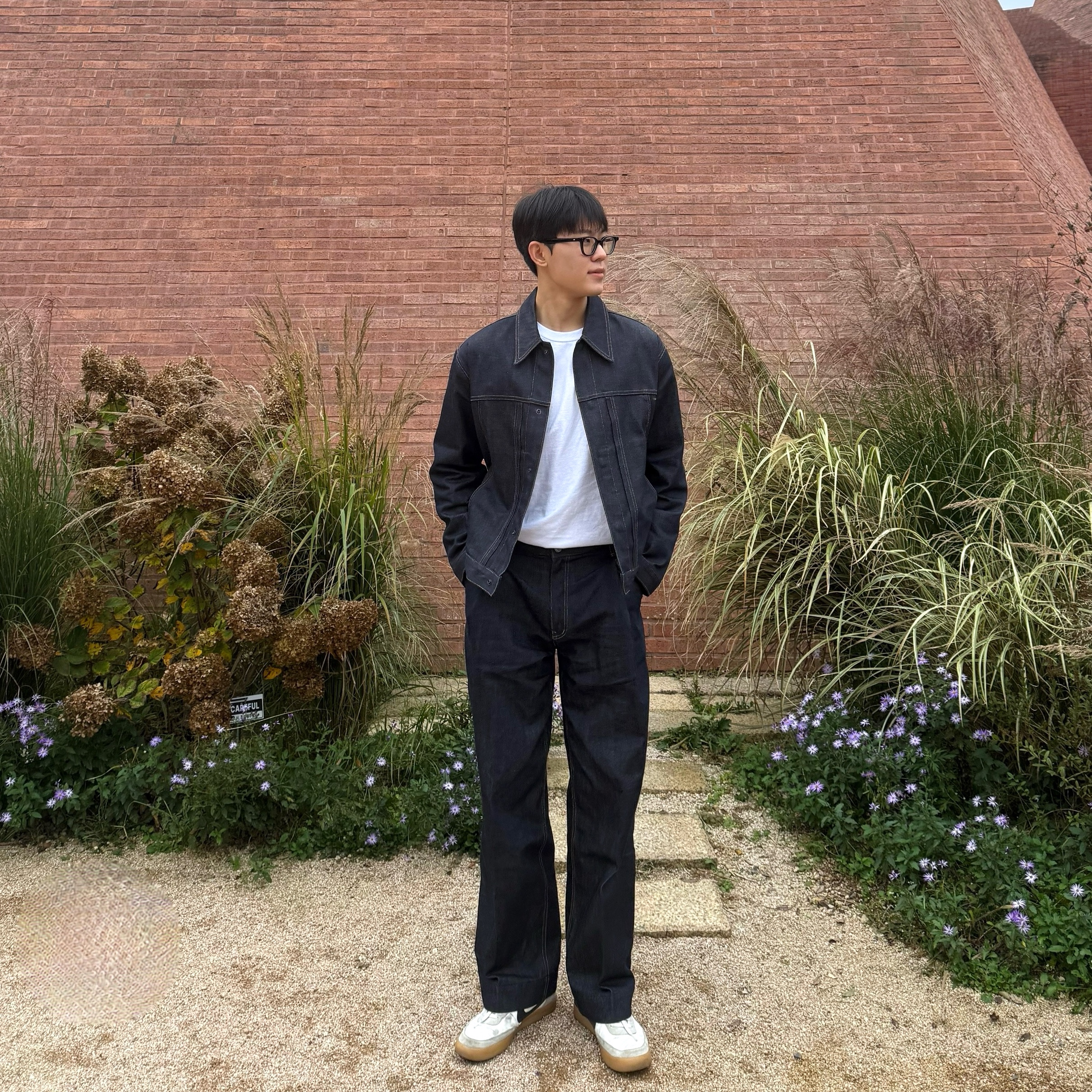 AAA Heavy Cotton 1304 Long Sleeve T-Shirt White Black (2Pack), Nike x J.Crew Killshot 2 Sail Midnight Navy 착용 스타일 - 4