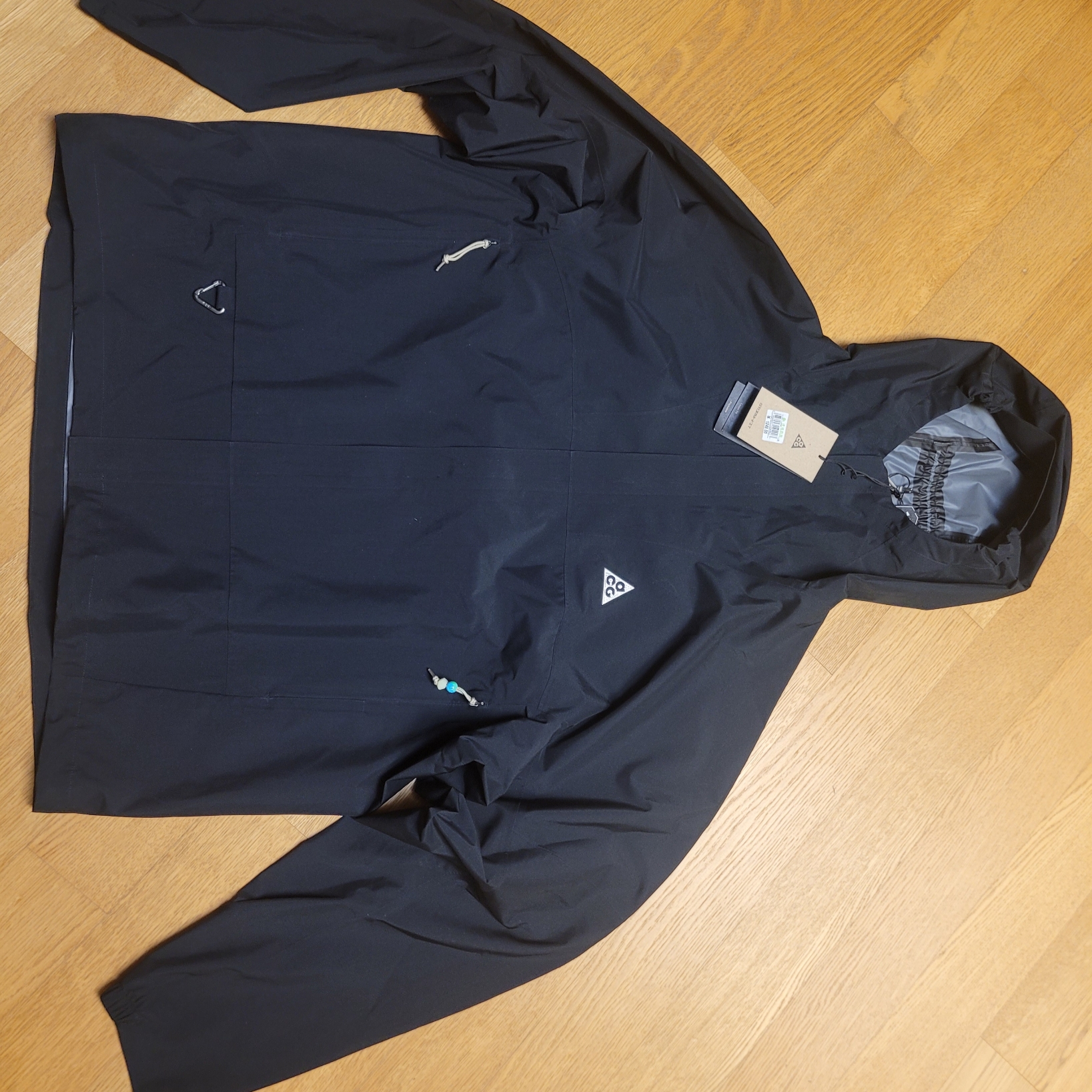 Nike ACG Storm-Fit ADV Cascade Rains Full Zip Jacket Black - Asia 착용 스타일