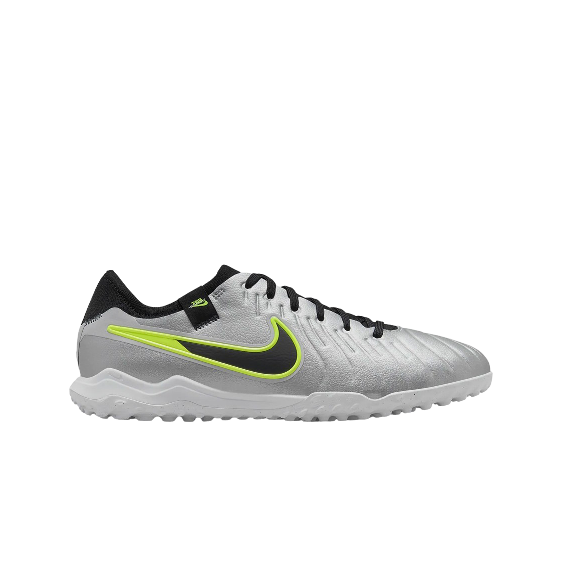 나이키 티엠포 레전드 10 프로 TF 메탈릭 실버 볼트(Nike Tiempo Legend 10 Pro TF Metallic Silver Volt)