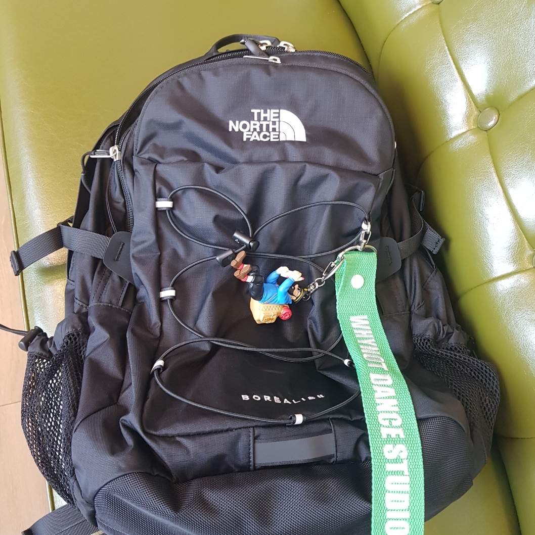 The North Face Borealis II Black 착용 스타일
