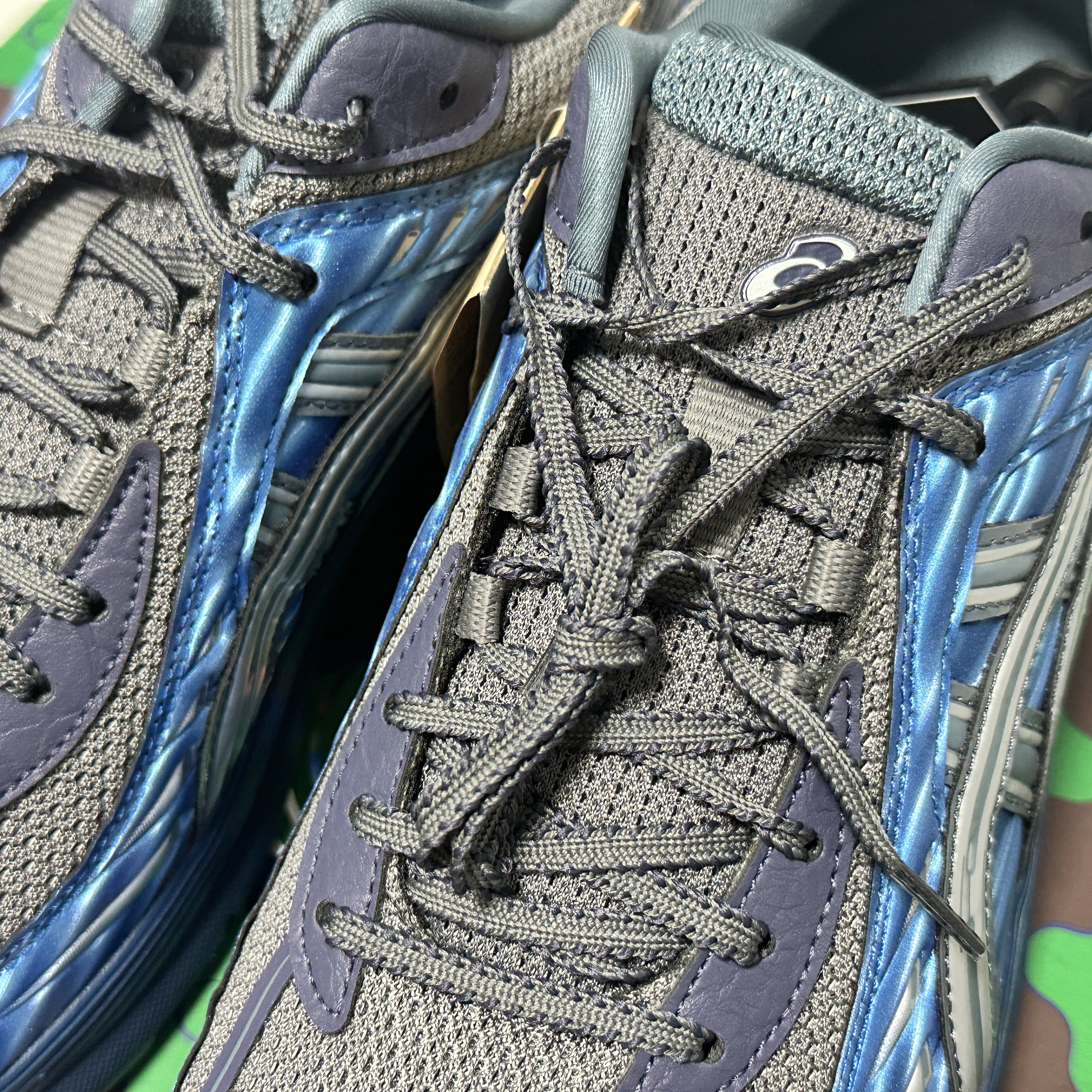 (W) Asics x Kiko Kostadinov Gel-Flammae Blue Ironclad 착용 스타일 - 3
