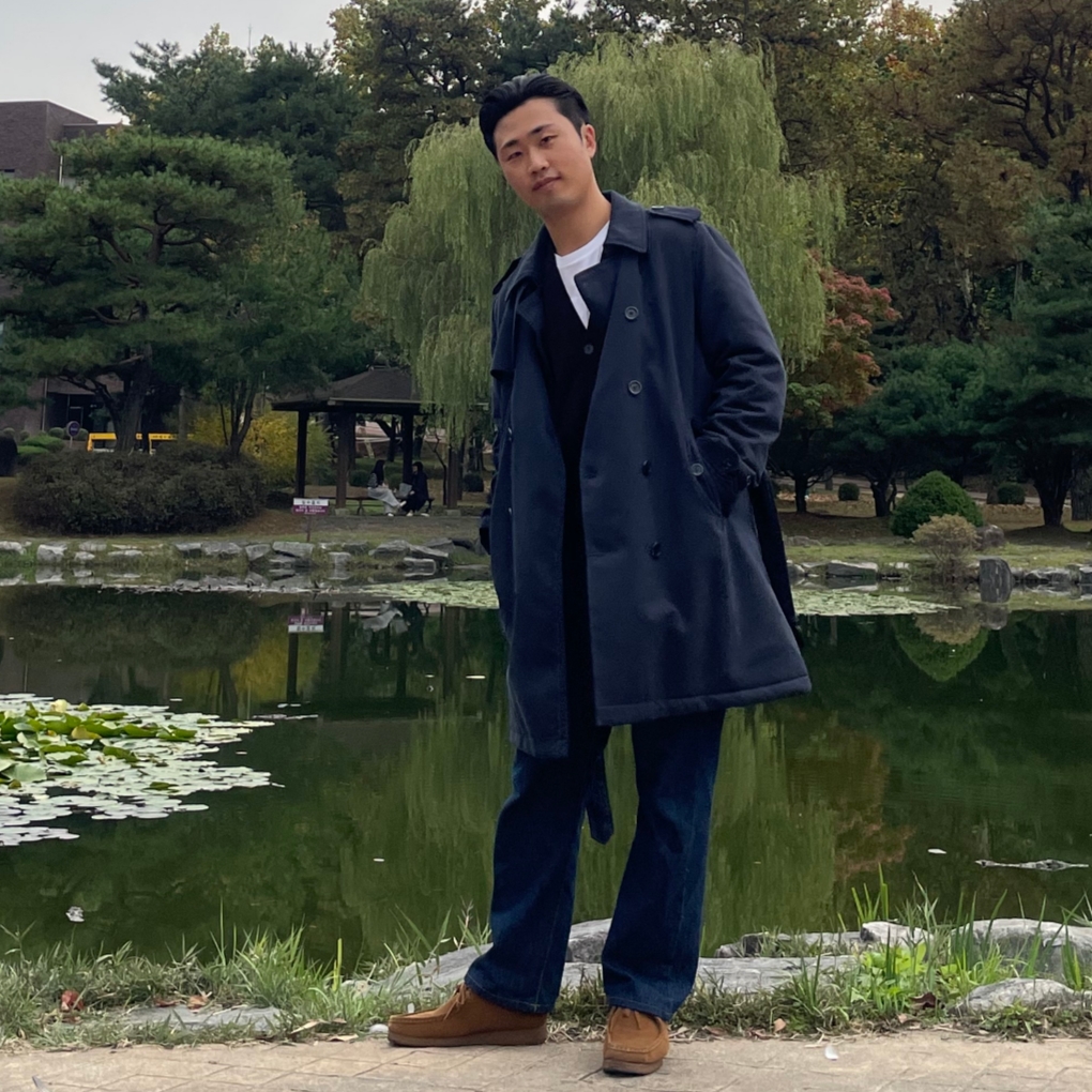 Clarks Wallabee Cola, Levi's 501 Original Fit Rigid Jean Dark Indigo 착용 스타일