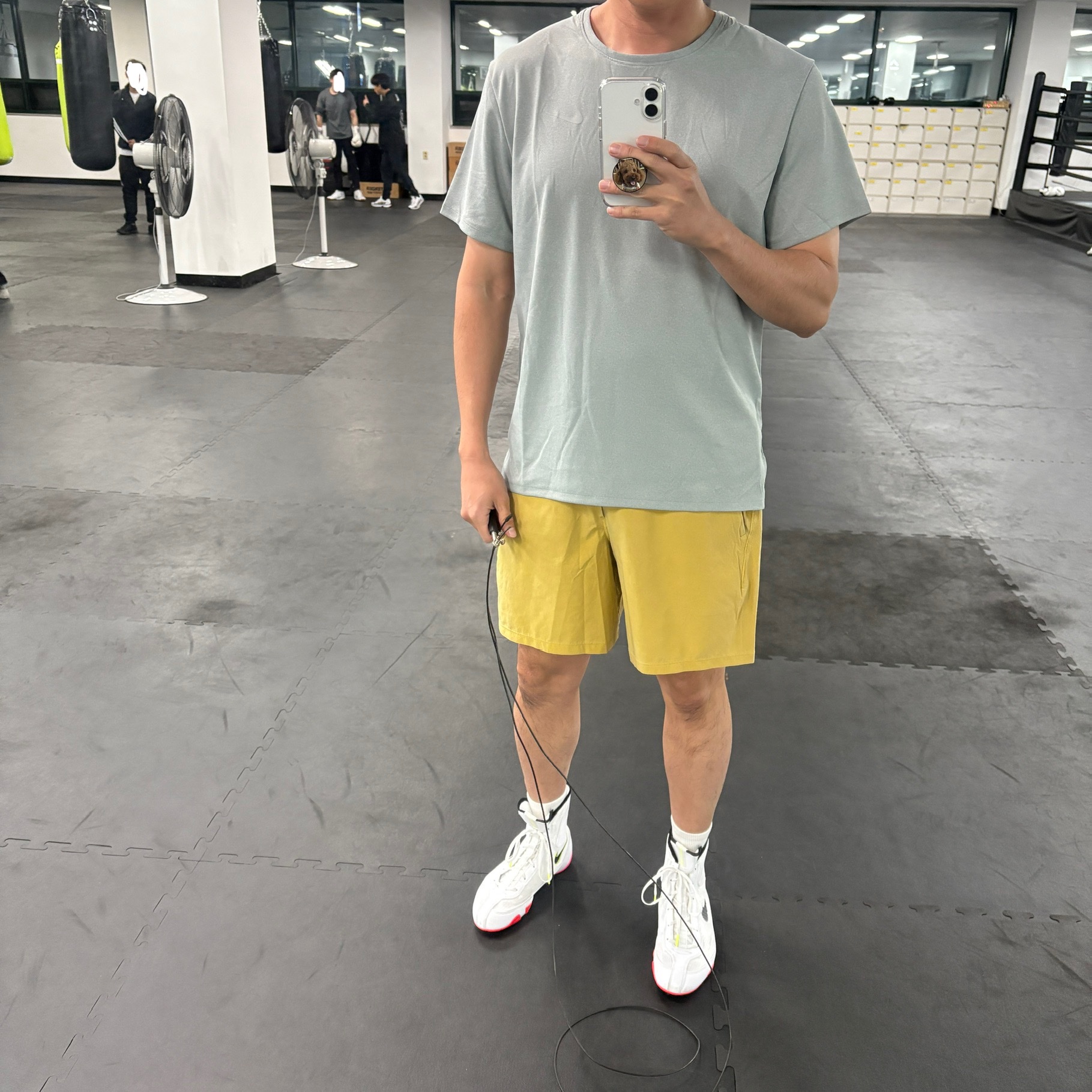 Nike Dri-Fit UV Miler Short Sleeve Running Top Grey Fog - Asia 착용 스타일 - 2