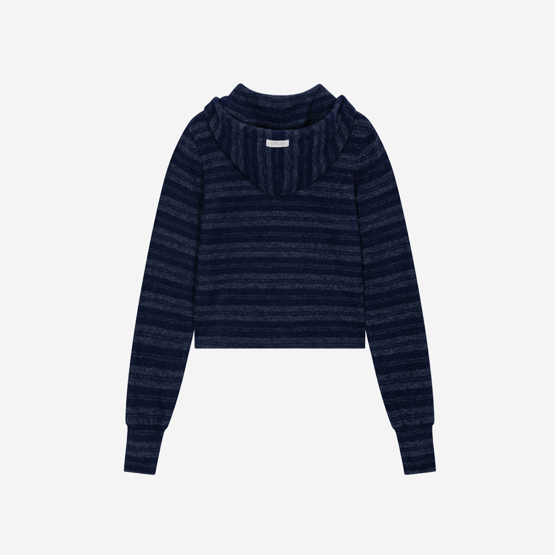 퓨레 더블 스트링 피어싱 후디 네이비(Puree Double String Piercing Hoodie Navy) - 2