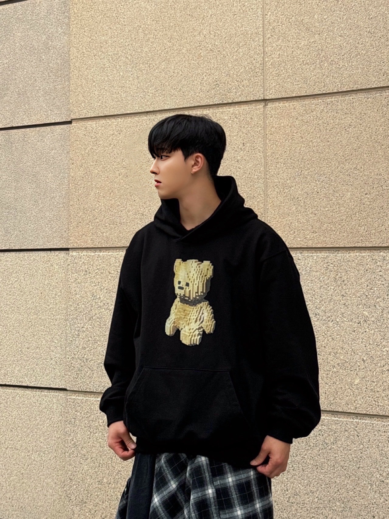 Adidas Superstar 82 Black White 착용 스타일 - 3