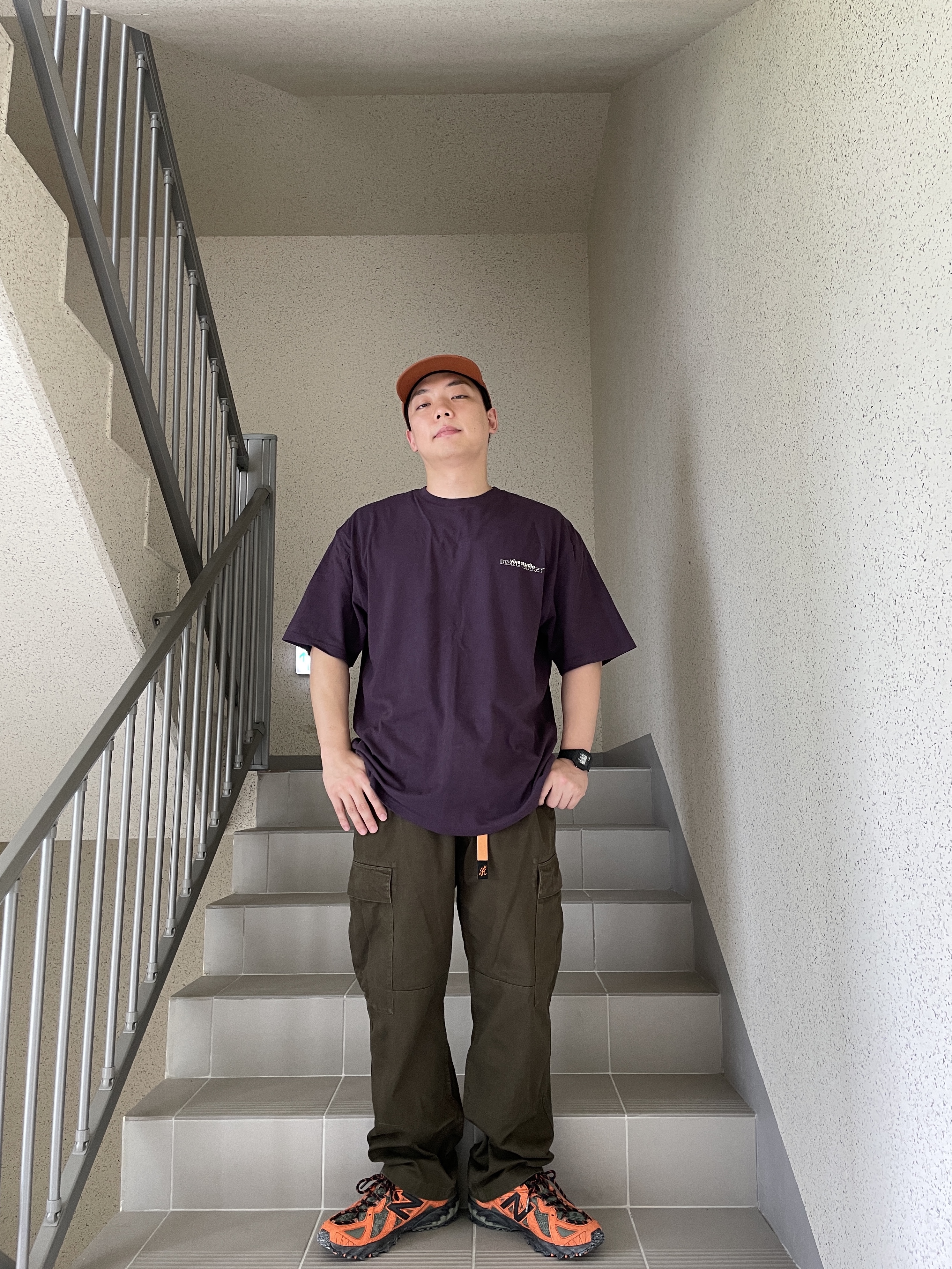 New Balance x Joe Freshgoods Beneath the Surface 610 Lil Swamps Orange 착용 스타일 - 4