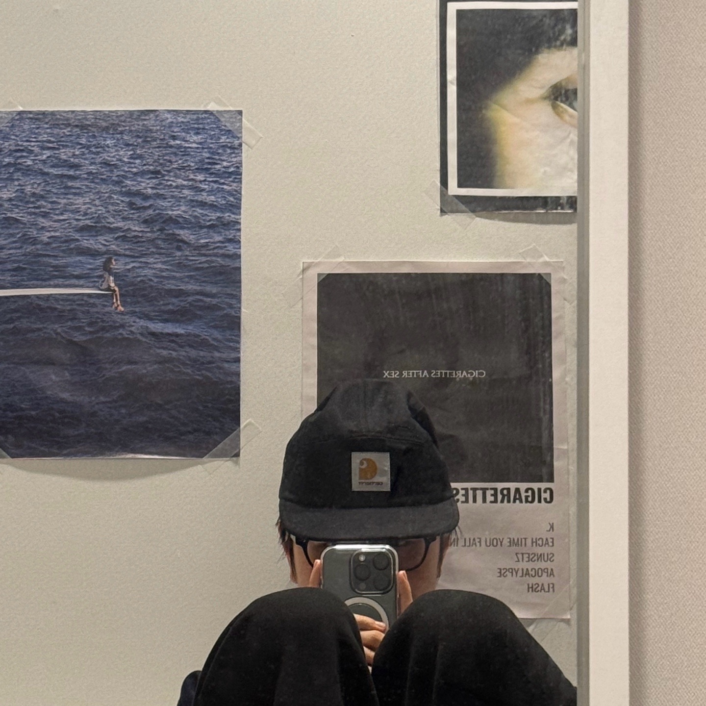 Carhartt WIP Backley Cap Black 착용 스타일