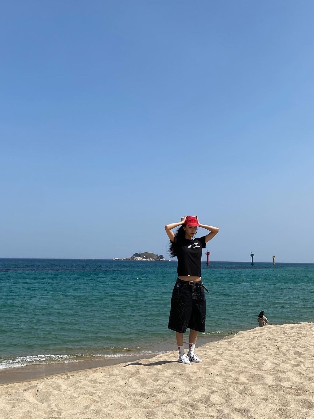 FFROI Traveller Ball Cap Red, FFROI Traveller Ball Cap Black 착용 스타일