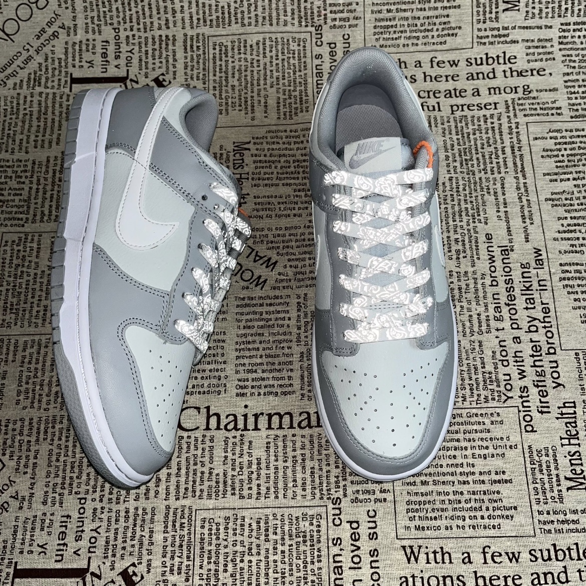 (GS) Nike Dunk Low Wolf Grey 착용 스타일 - 1