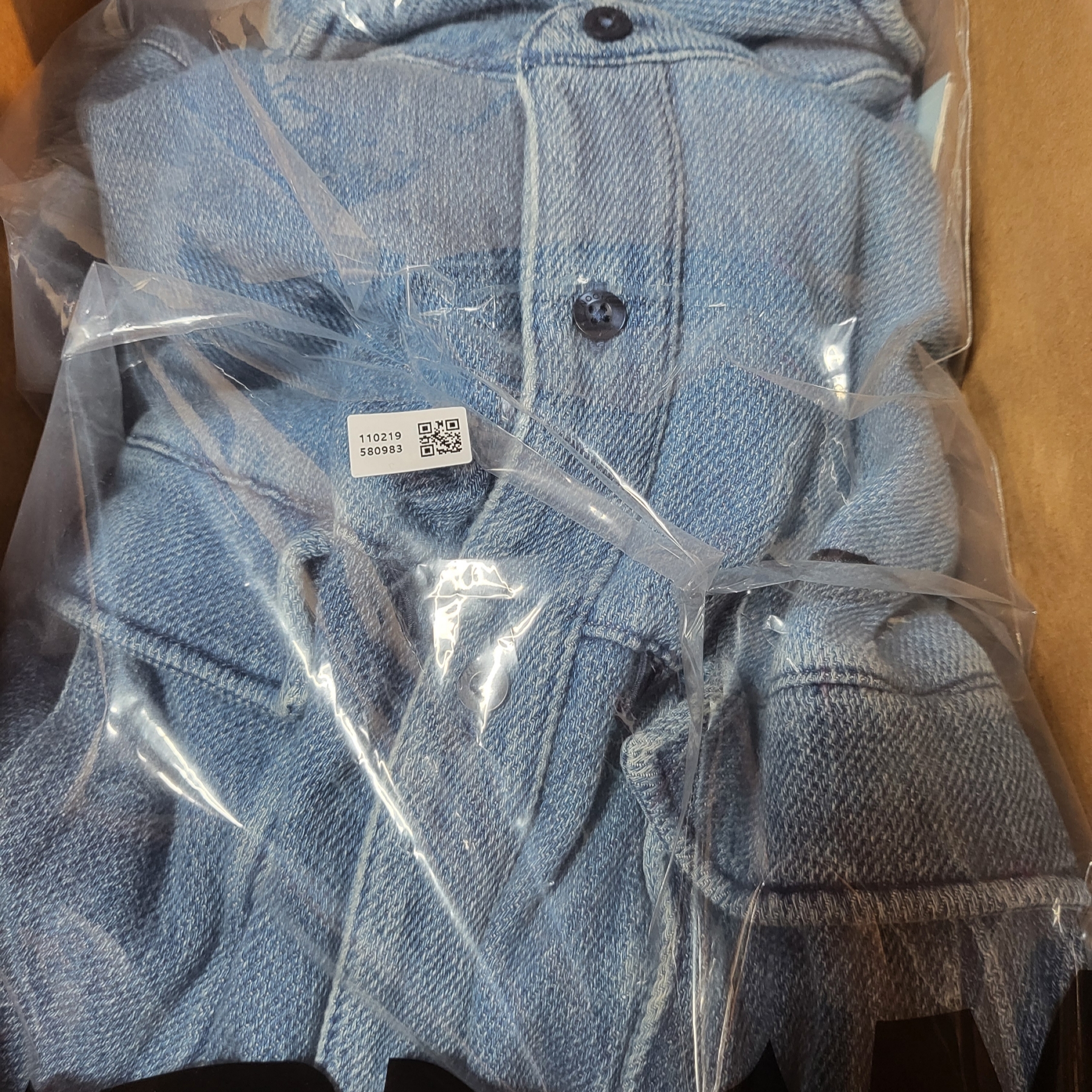 Nike x Drake Nocta Opal Lily Pad Denim Shirt French Blue (FZ3260-486) 착용 스타일