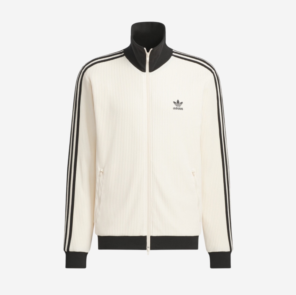 Adidas Waffle Beckenbauer Track Top Wonder White - KR Sizing 착용 스타일