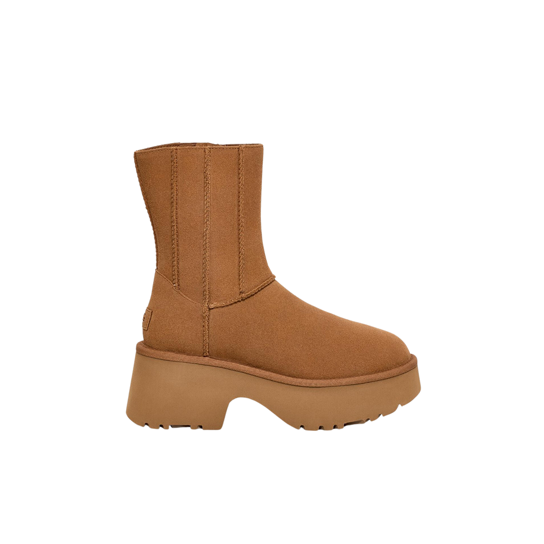 (W) 어그 클래식 트윈 심 뉴 하이츠 체스트넛((W) UGG Classic Twin Seam New Heights Chestnut)