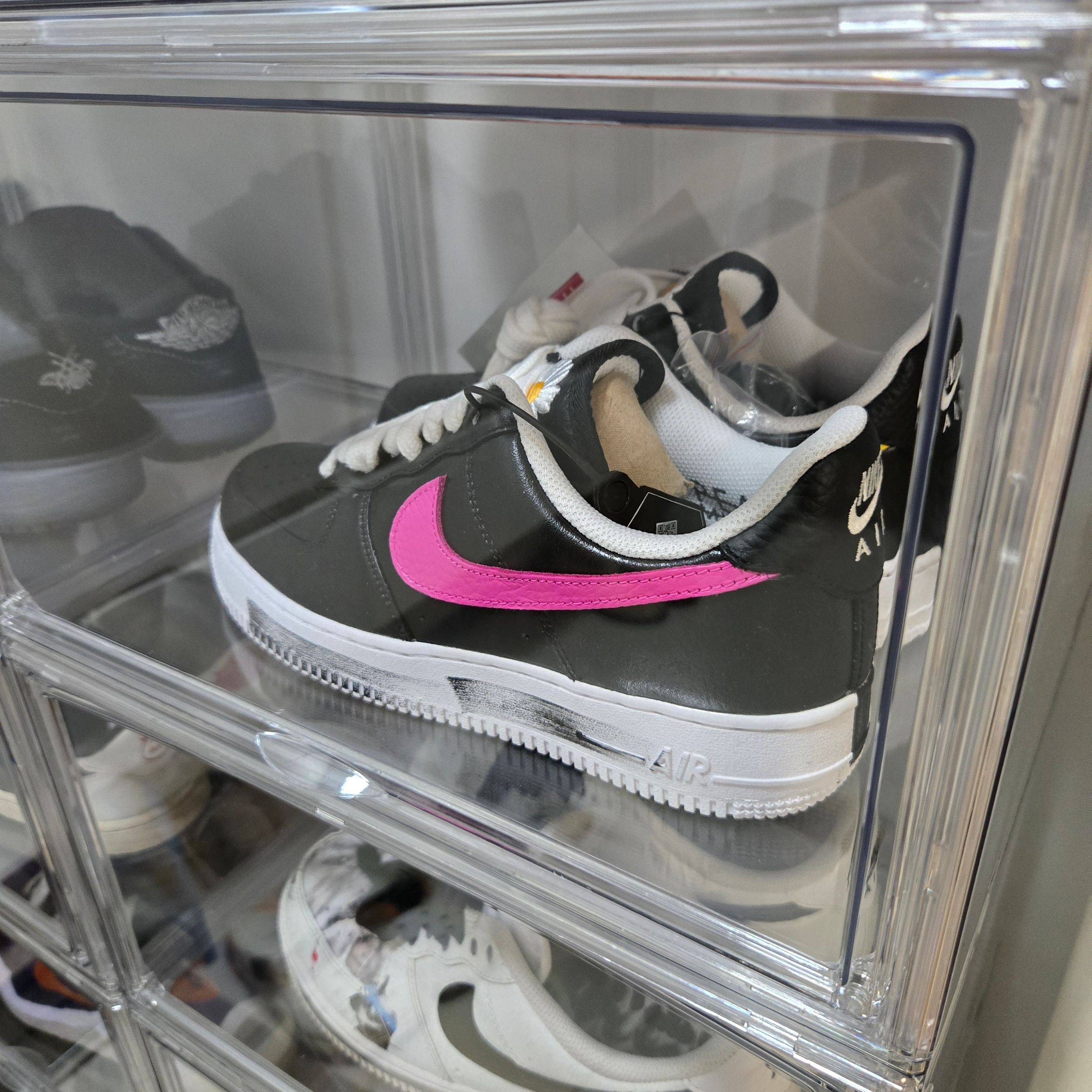 Nike x Peaceminusone Air Force 1 Low Para-Noise 3.0 Black and Multicolor, Nike x Peaceminusone Air Force 1 Low Para-Noise 2.0 착용 스타일