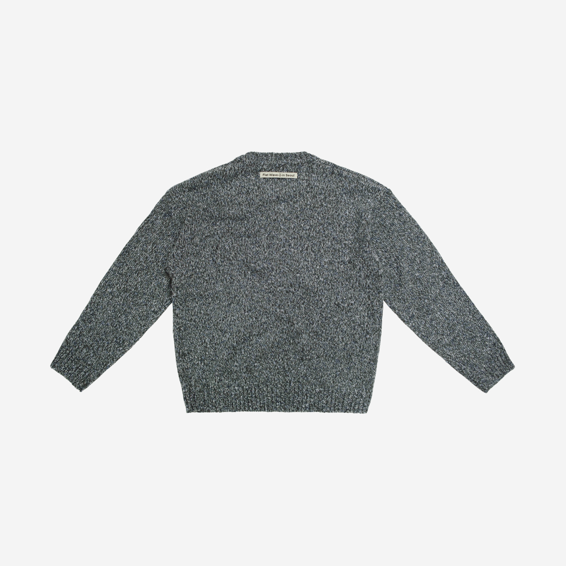 플랫웨이브 브리슨 마일드 라운드 니트 스웨터 차콜(Flatwave Brison Mild Round Knit Sweater Charcoal) - 2