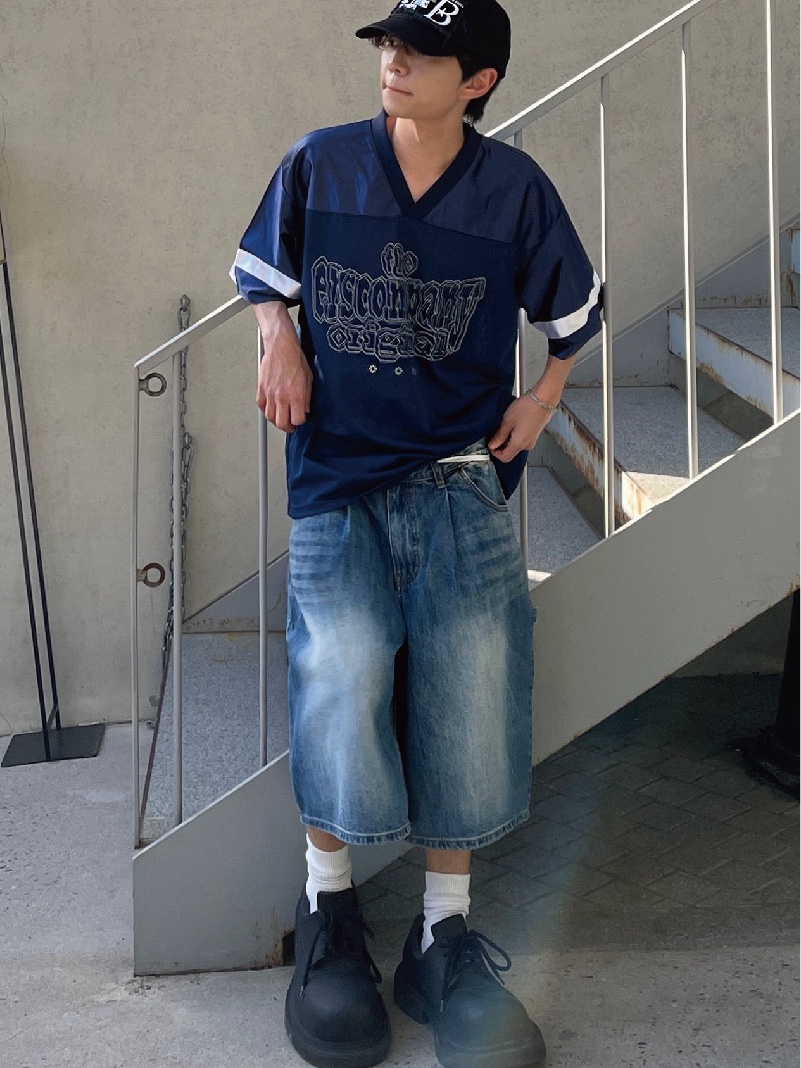 ersco Triple Hammerloop Carpenter Short Blue, Balenciaga Steroid Derby Black 착용 스타일 - 2